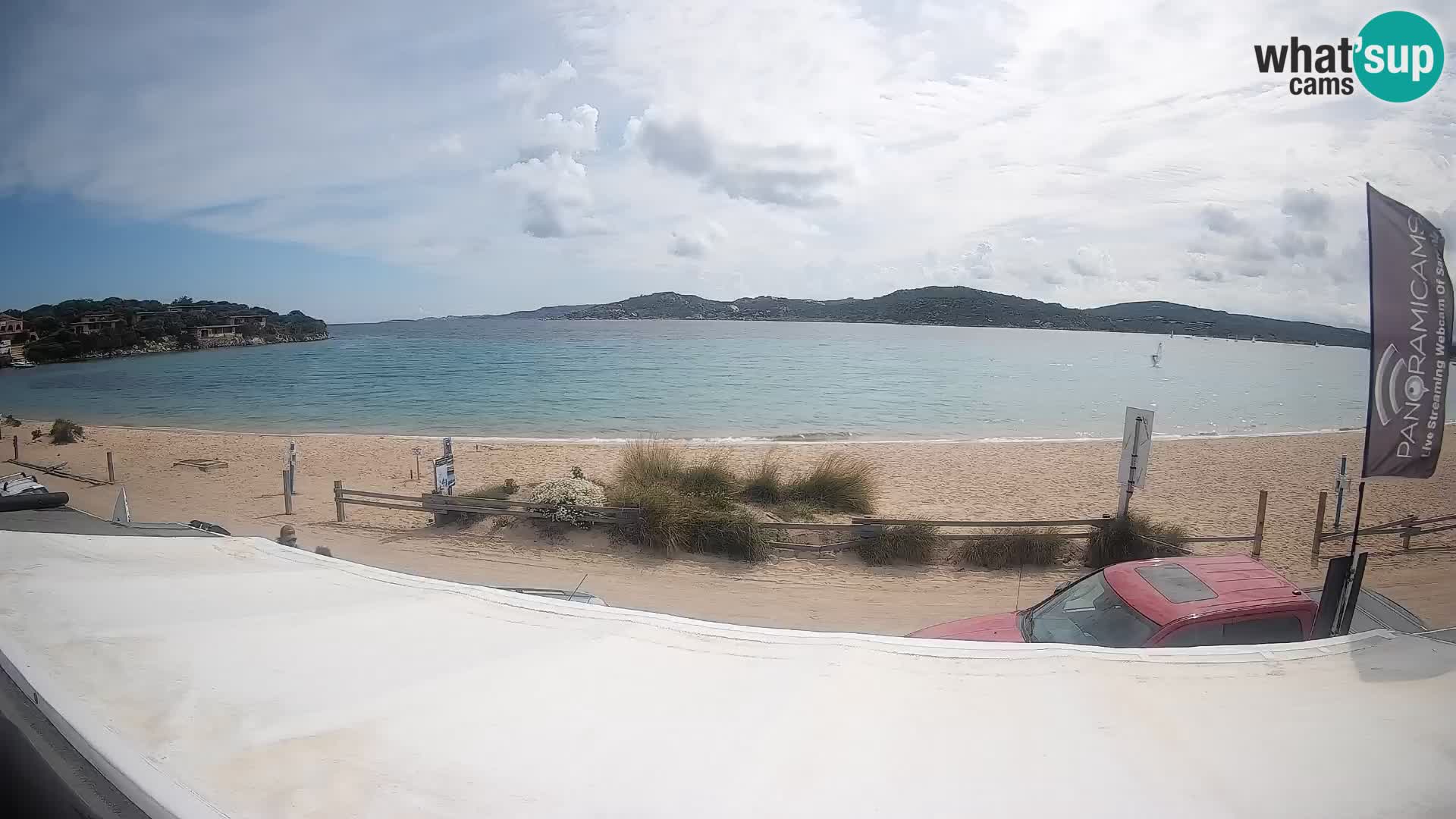 Porto Pollo Windsurfing and Kite surfing live webcam – Sardinia – Italy