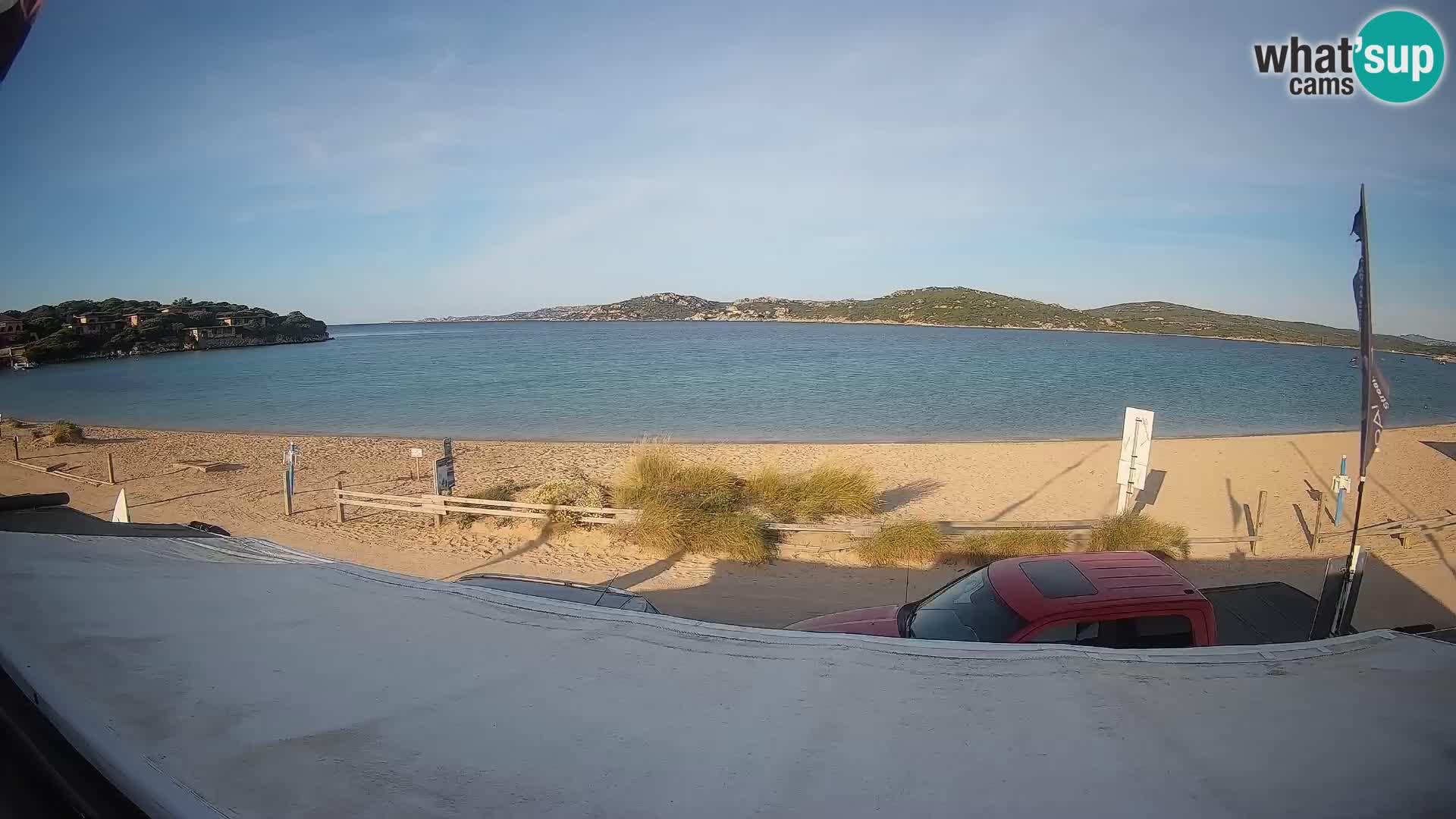 Porto Pollo Windsurfing and Kite surfing live webcam – Sardinia – Italy