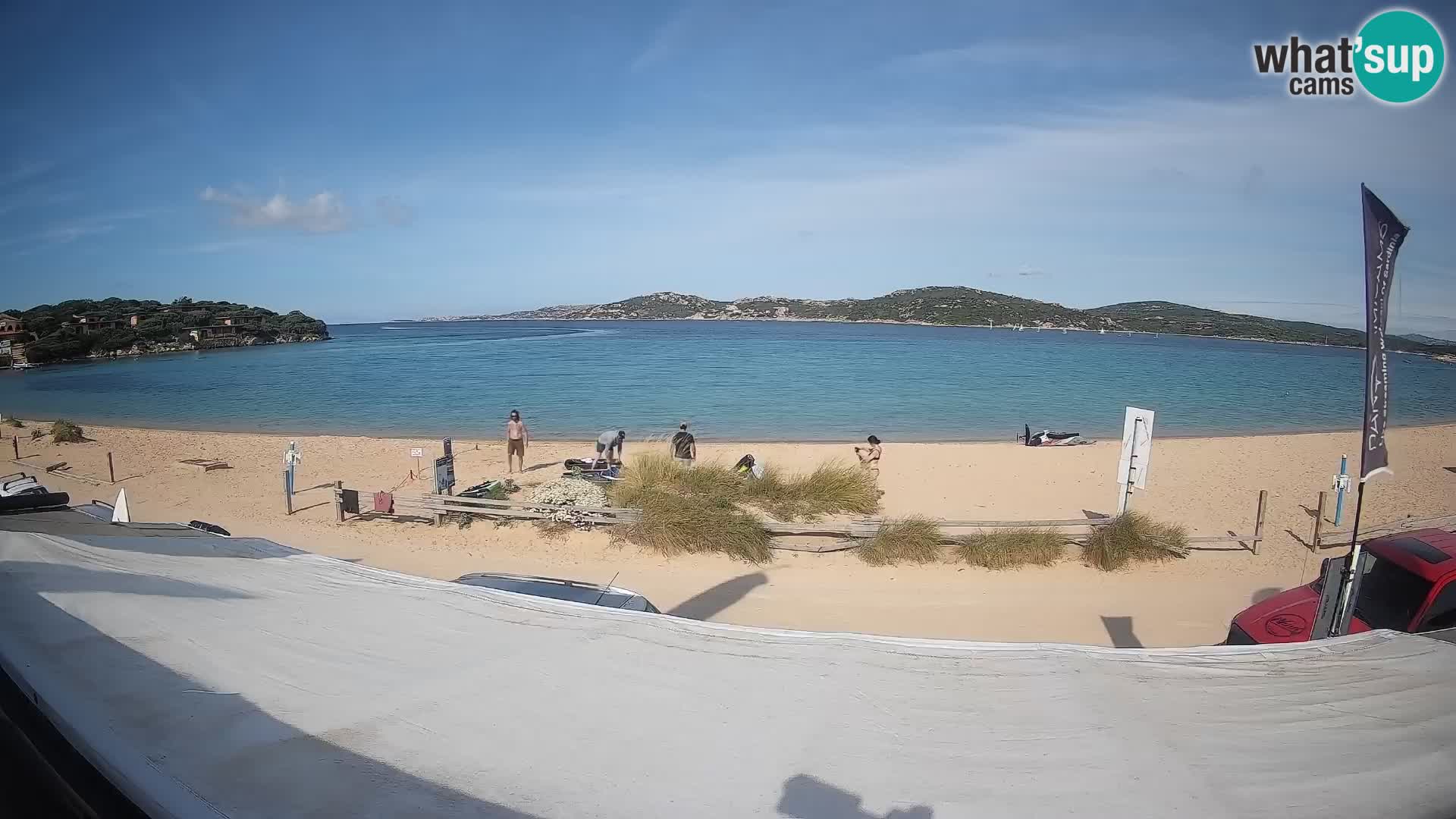 Porto Pollo Windsurfing and Kite surfing live webcam – Sardinia – Italy