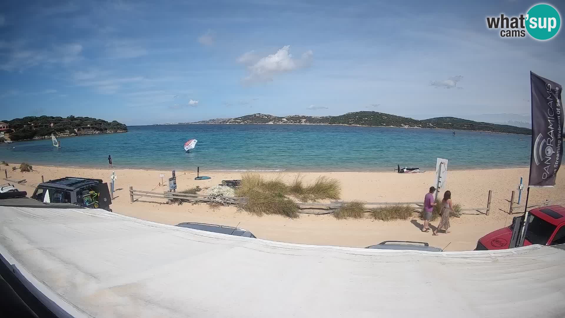 Porto Pollo Windsurfing and Kite surfing live webcam – Sardinia – Italy