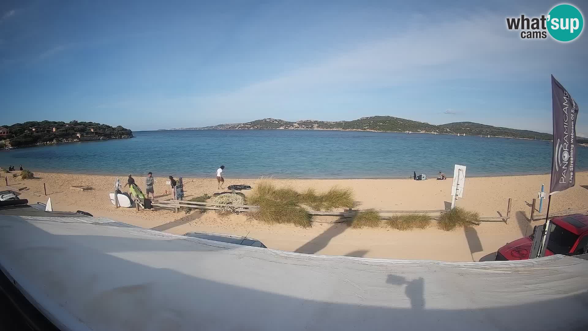 Porto Pollo Windsurfing and Kite surfing live webcam – Sardinia – Italy