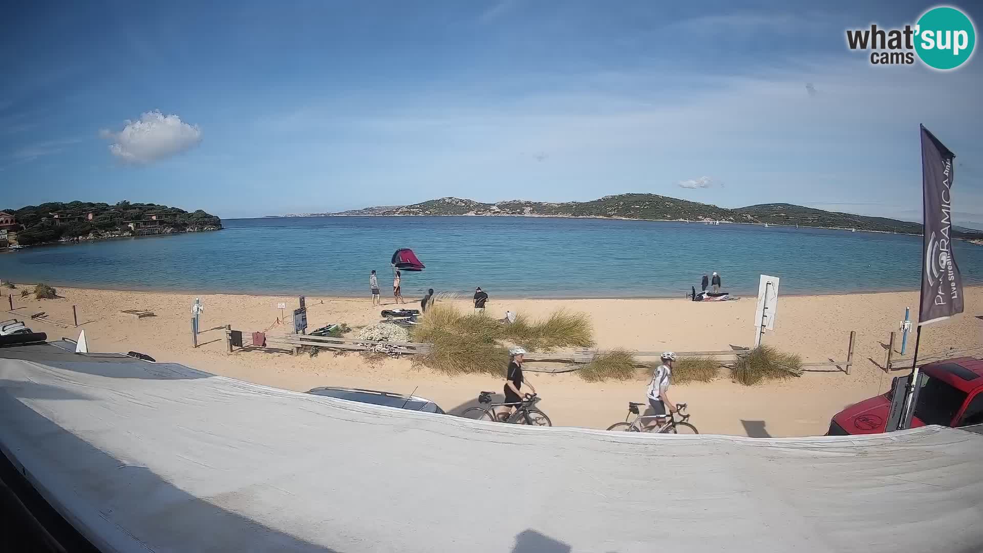 Porto Pollo Windsurfing and Kite surfing live webcam – Sardinia – Italy