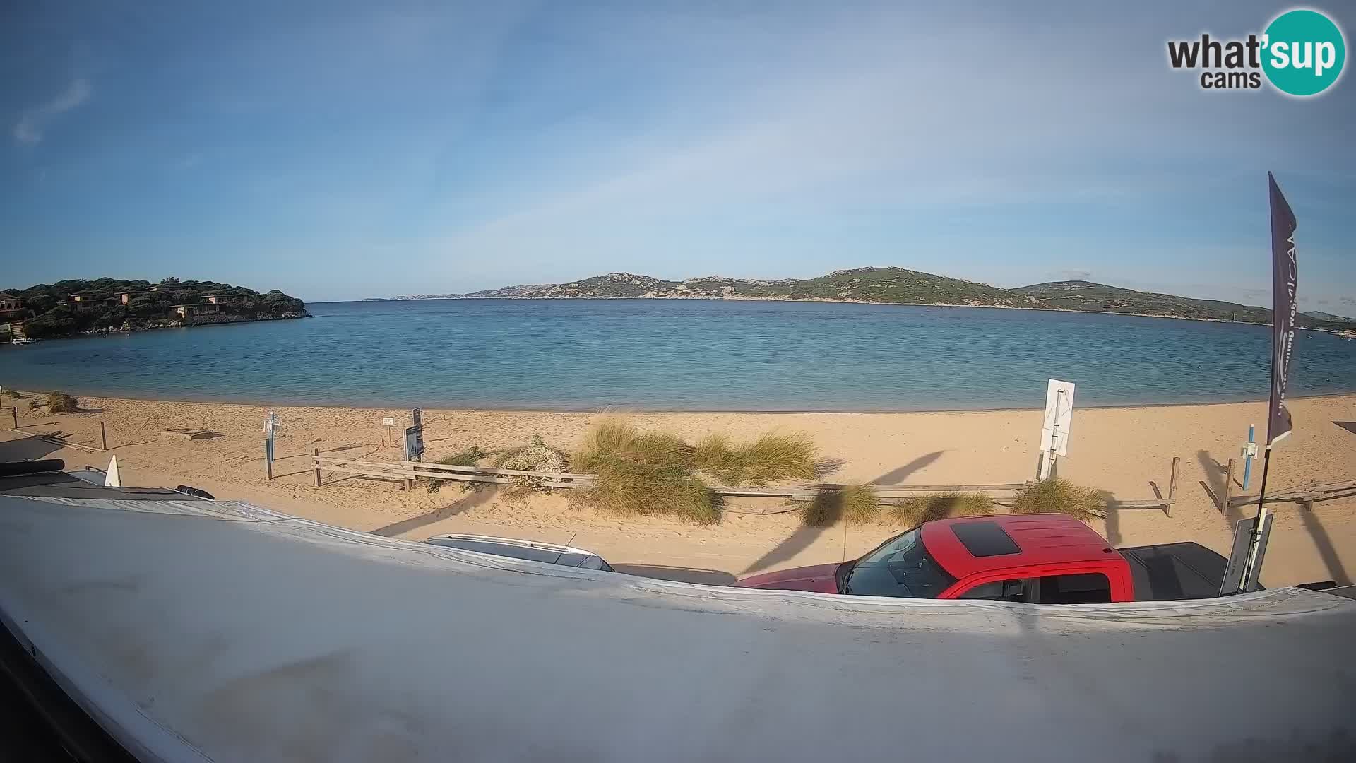 Porto Pollo Windsurfing and Kite surfing live webcam – Sardinia – Italy