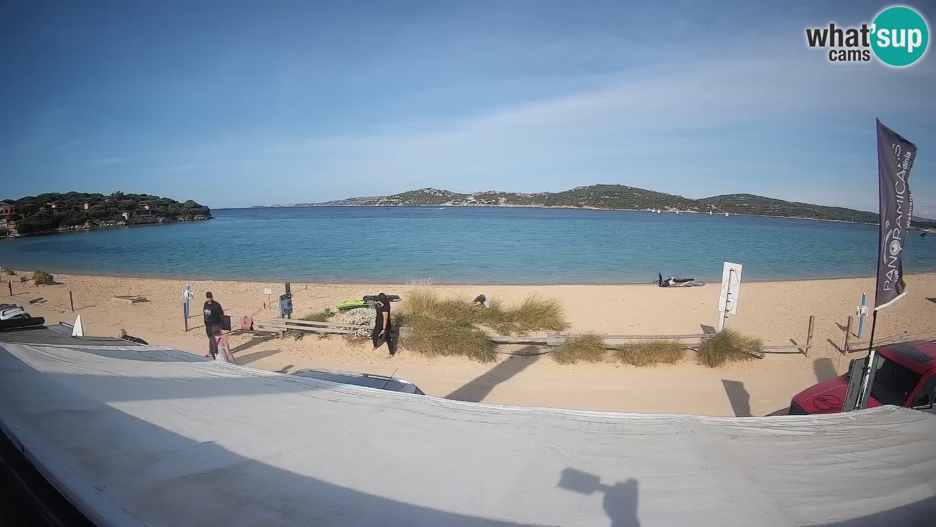 Porto Pollo Windsurfing and Kite surfing live webcam – Sardinia – Italy