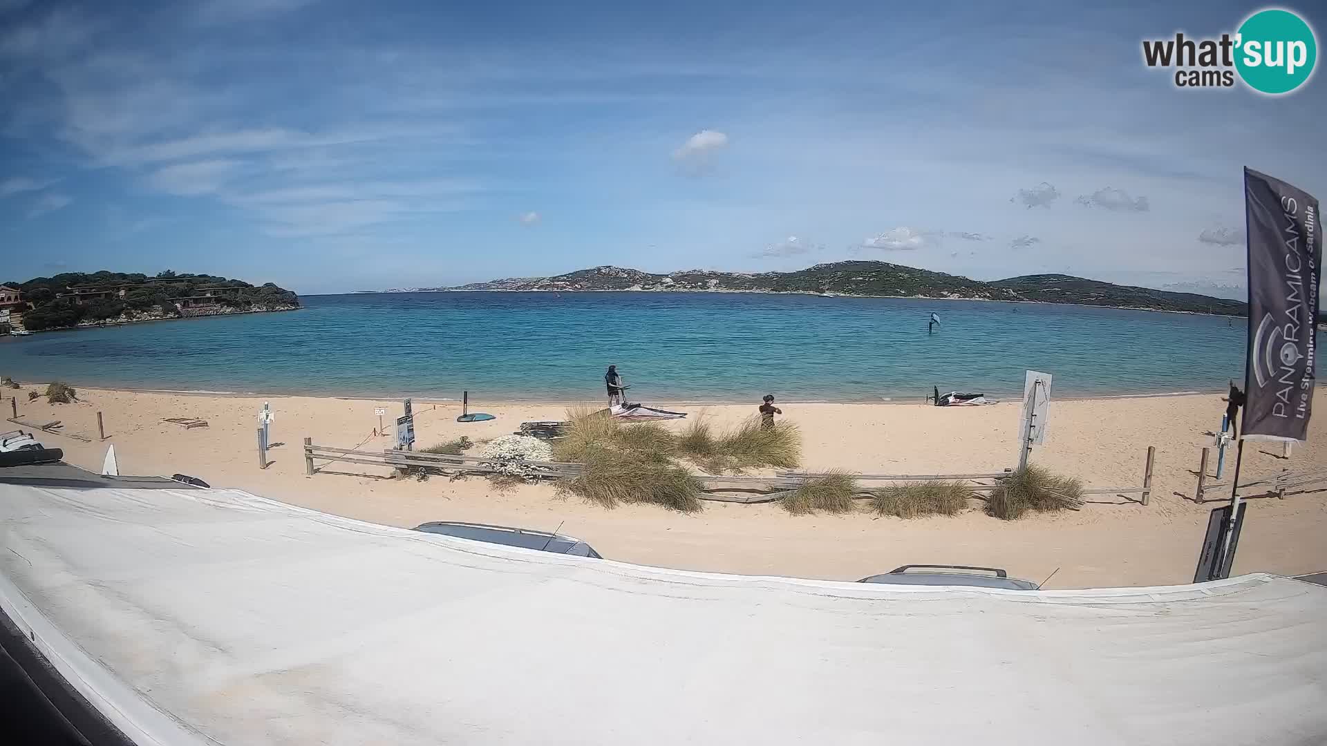 Porto Pollo Windsurfing and Kite surfing live webcam – Sardinia – Italy