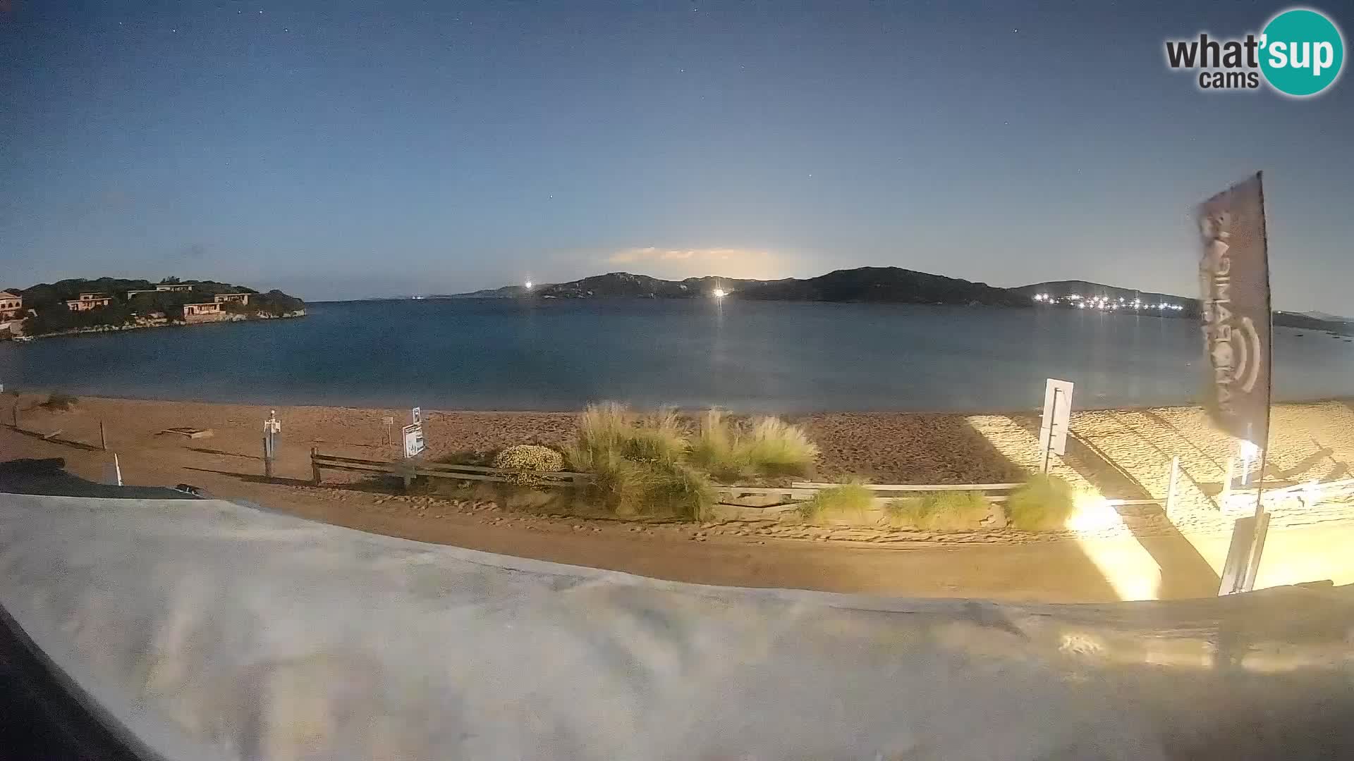 Porto Pollo Windsurfing and Kite surfing live webcam – Sardinia – Italy