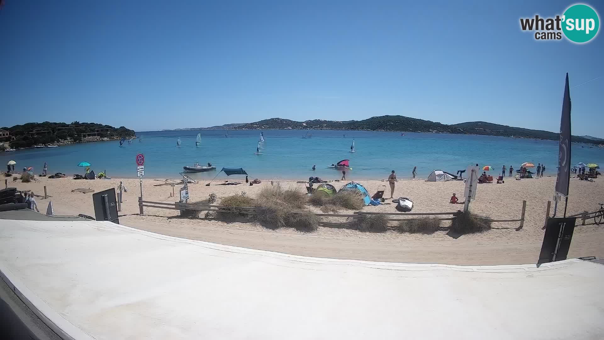 Porto Pollo Windsurfing and Kite surfing live webcam – Sardinia – Italy