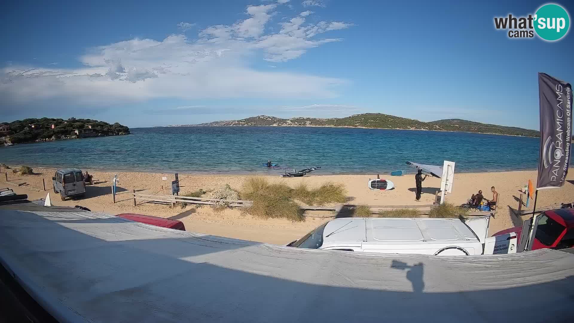 Porto Pollo Windsurfing i Kite surfanje web kamera uživo – Sardinija – Italija