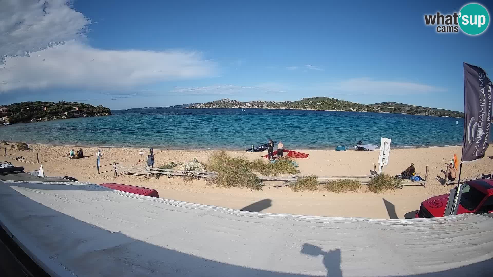Porto Pollo Windsurfen und Kitesurfen Live-Webcam – Sardinien – Italien