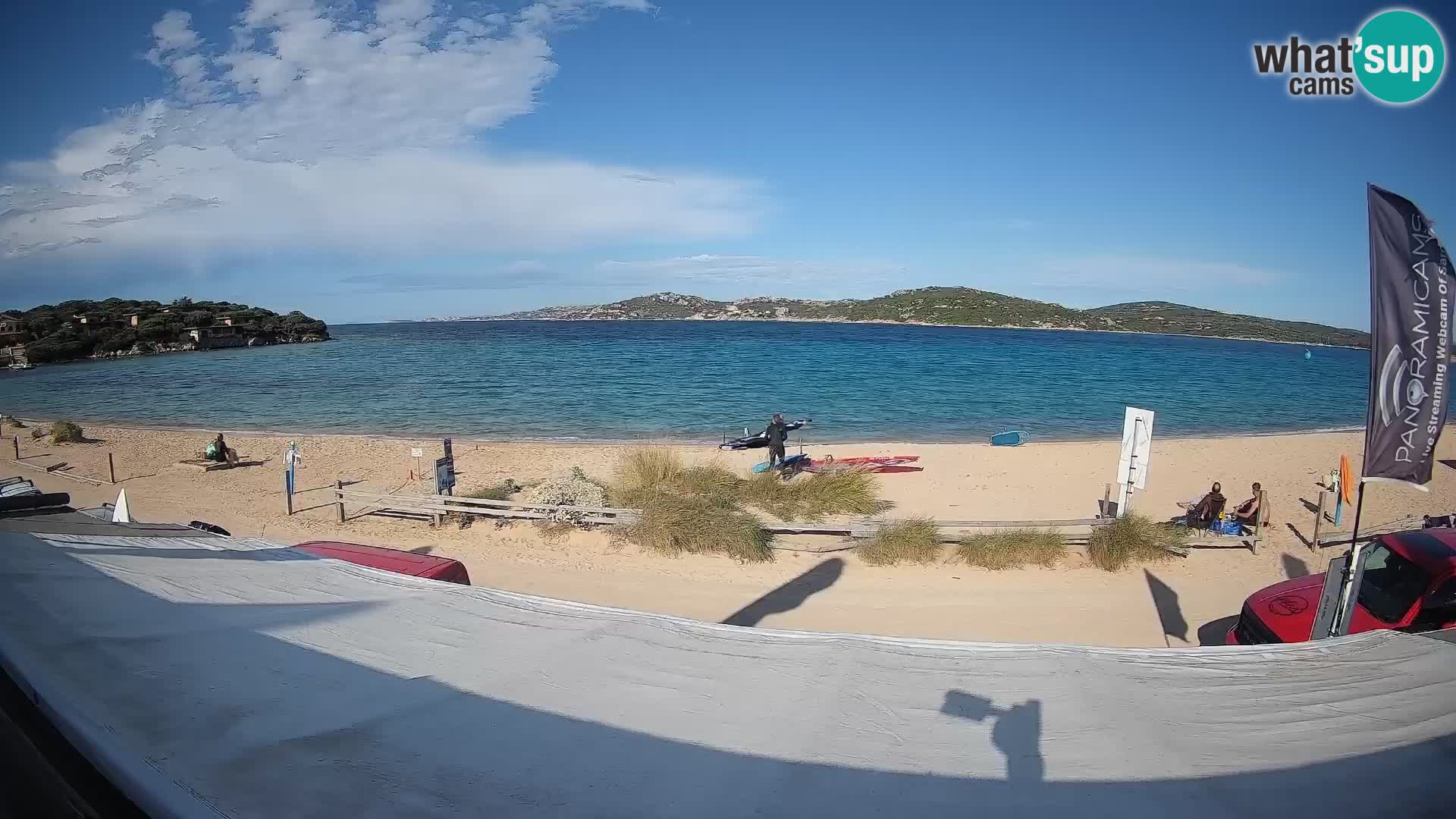 Porto Pollo Windsurfen und Kitesurfen Live-Webcam – Sardinien – Italien