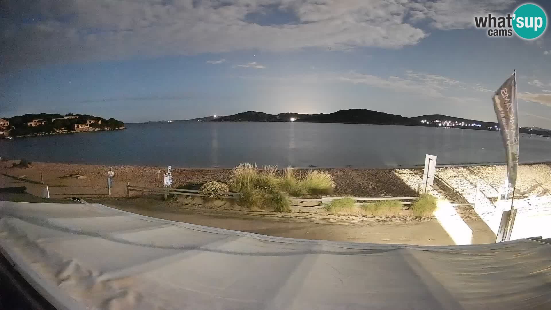 Webcam en direct de planche à voile et de kite surf à Porto Pollo – Sardaigne – Italie