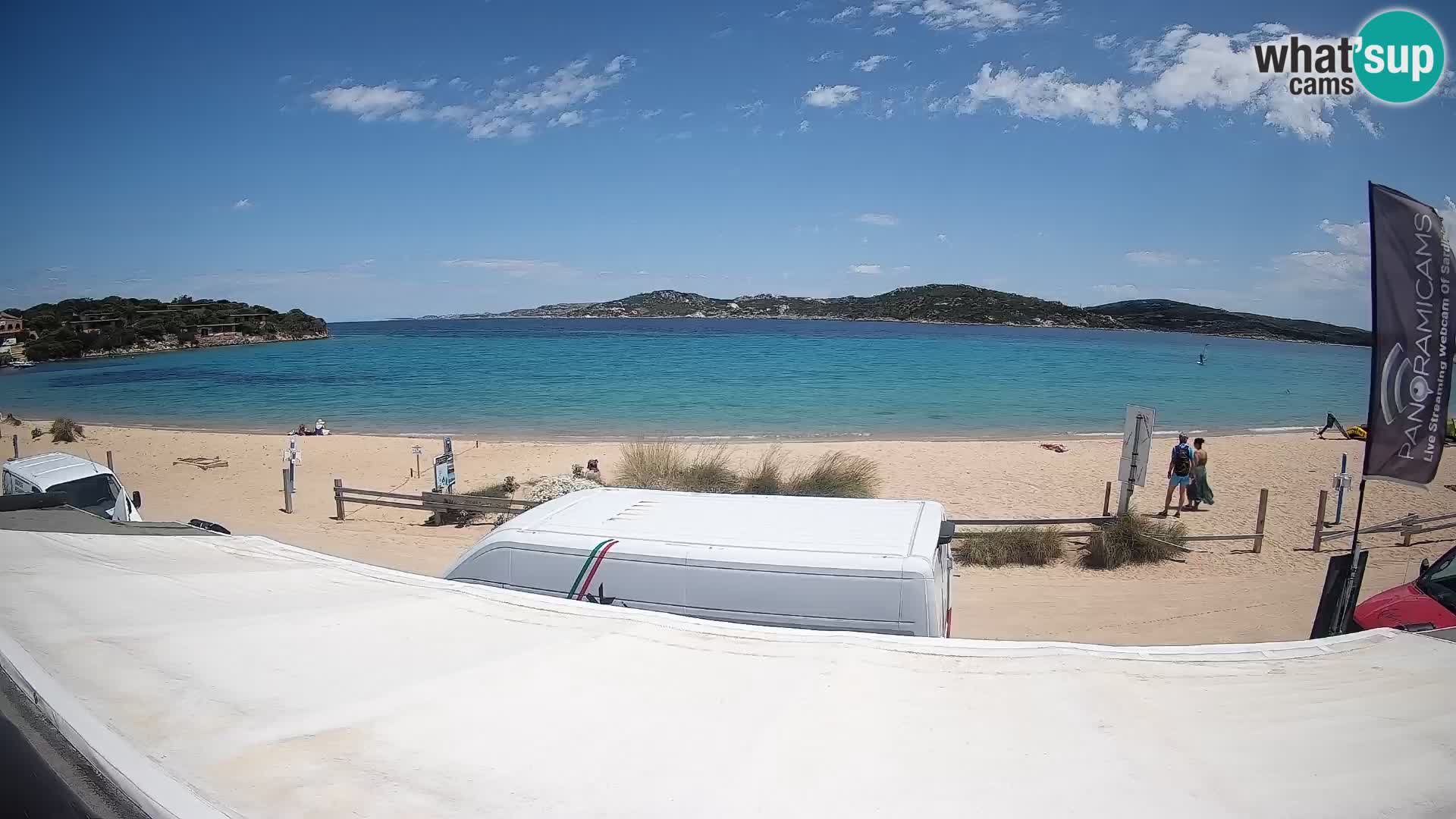 Porto Pollo Windsurfen und Kitesurfen Live-Webcam – Sardinien – Italien