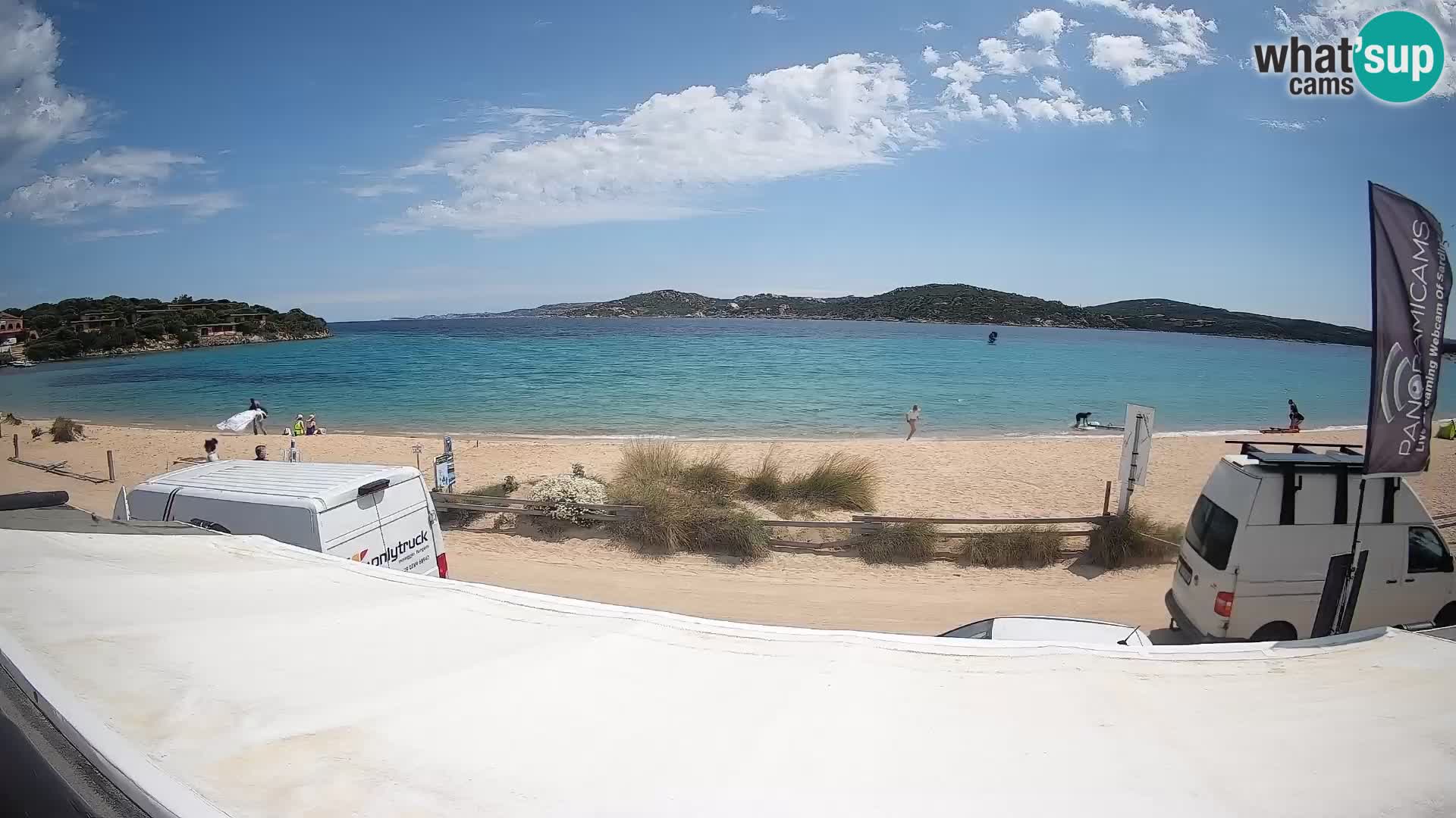 Porto Pollo Windsurfen und Kitesurfen Live-Webcam – Sardinien – Italien
