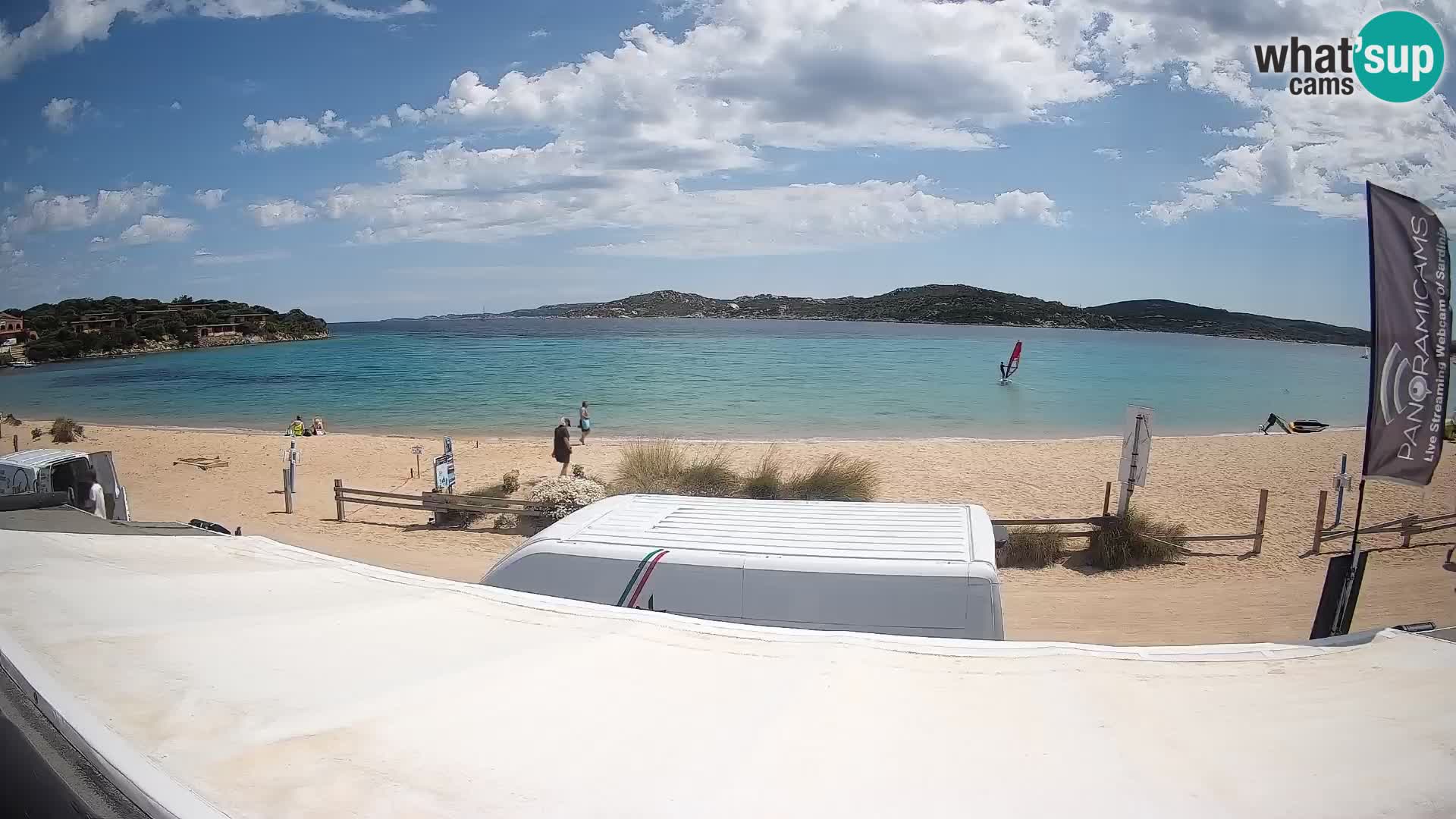 Porto Pollo Windsurfing i Kite surfanje web kamera uživo – Sardinija – Italija