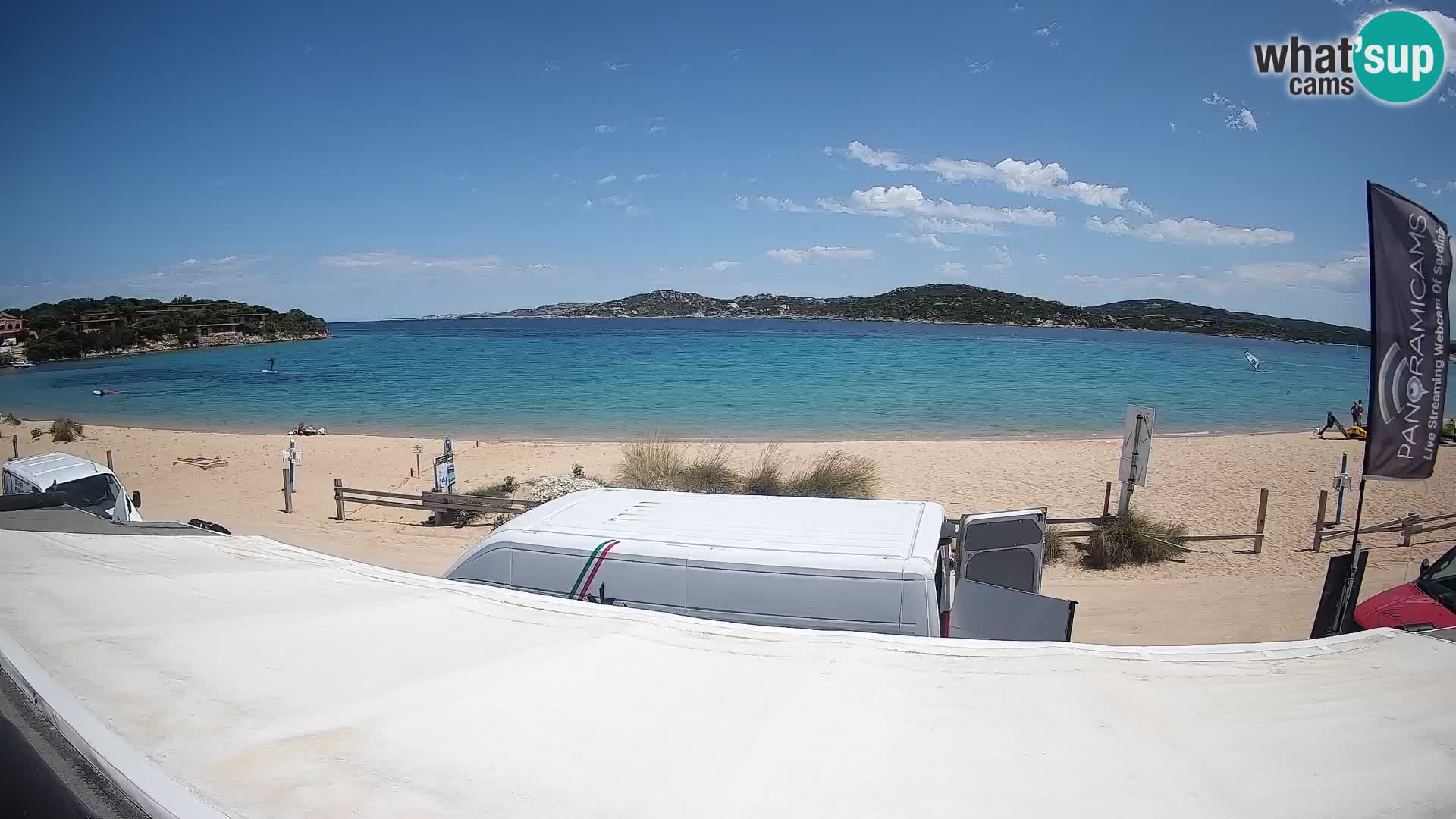 Porto Pollo Windsurfing i Kite surfanje web kamera uživo – Sardinija – Italija