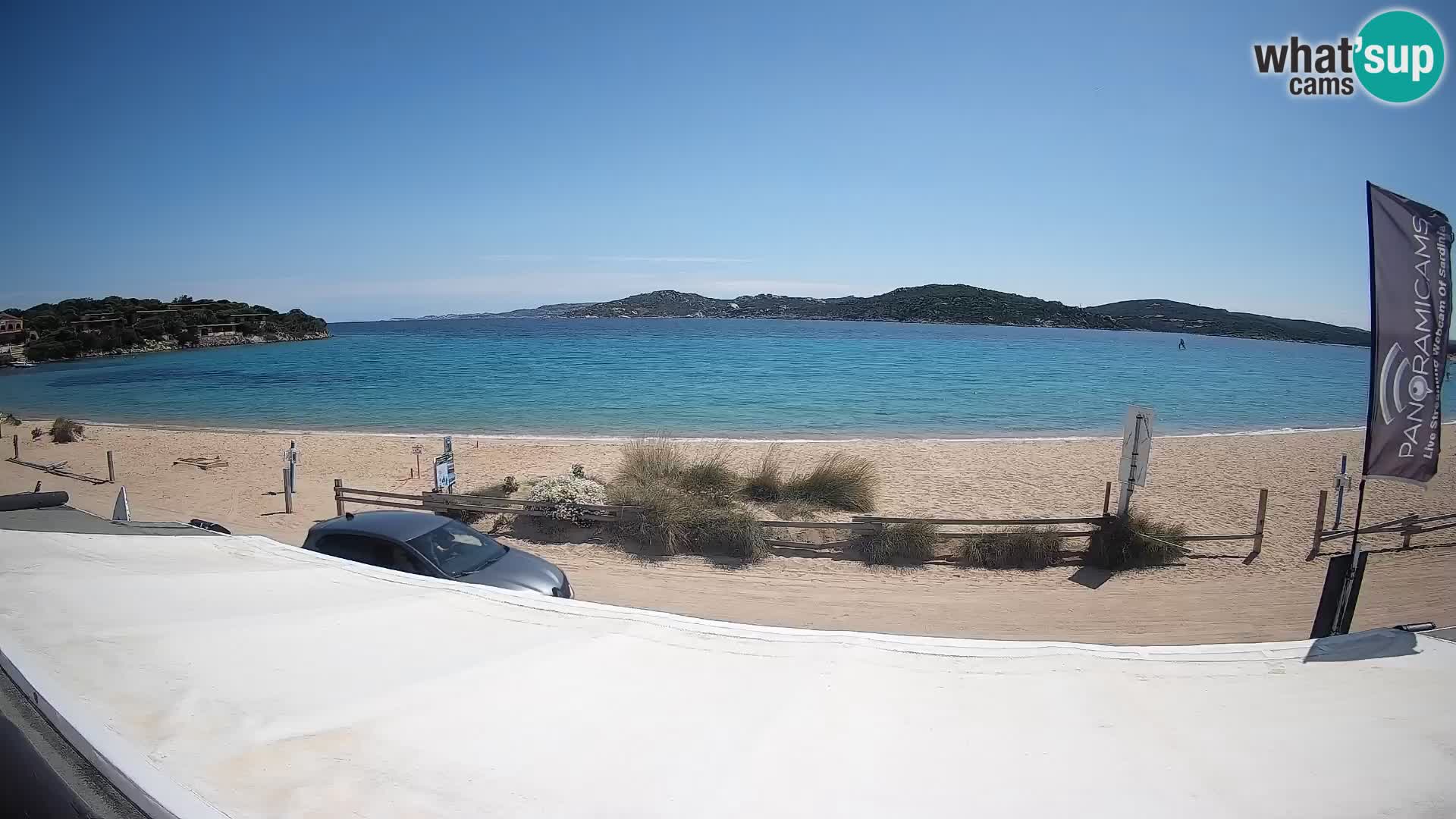 Porto Pollo Windsurfen und Kitesurfen Live-Webcam – Sardinien – Italien