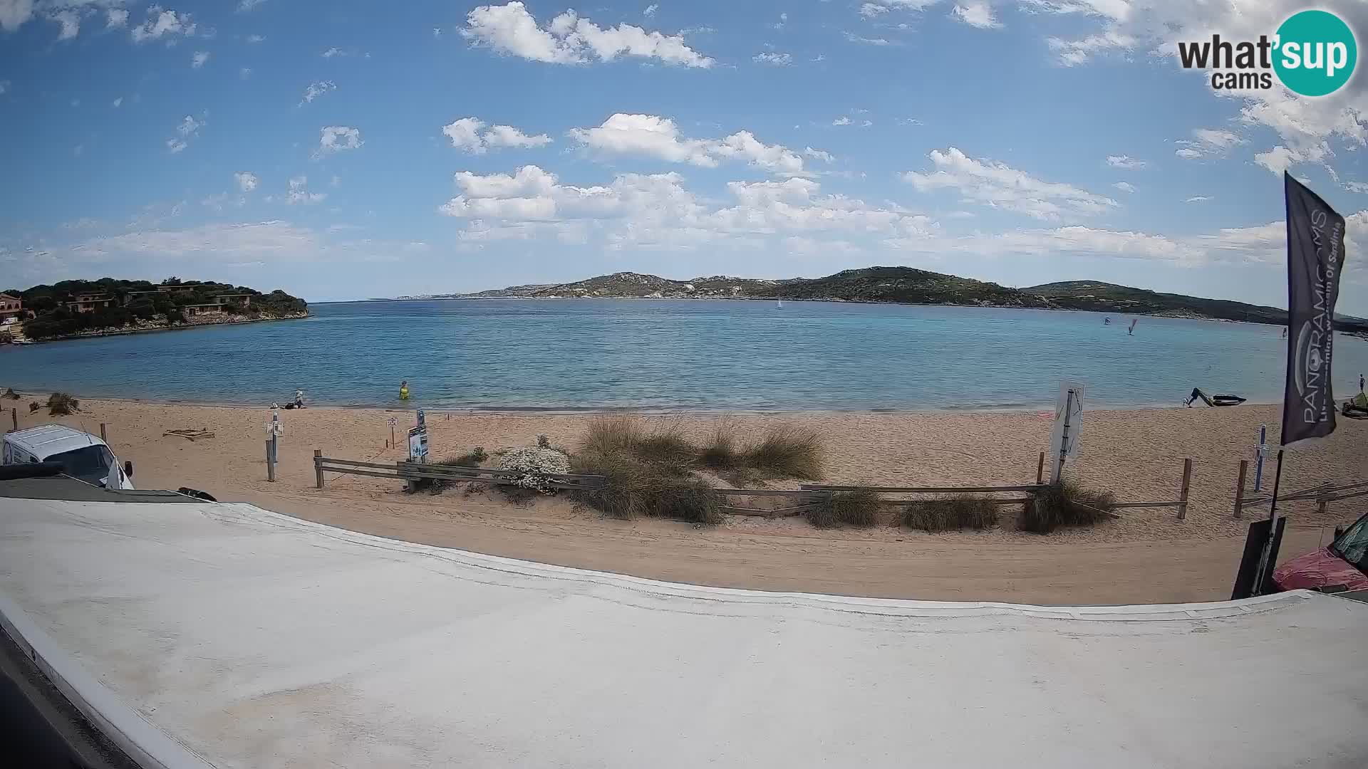 Porto Pollo Windsurfing i Kite surfanje web kamera uživo – Sardinija – Italija