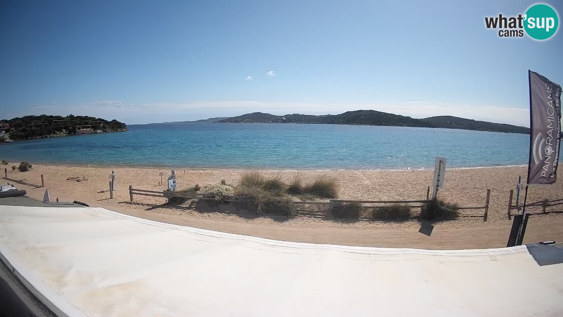Porto Pollo Windsurfing and Kite surfing live webcam – Sardinia – Italy