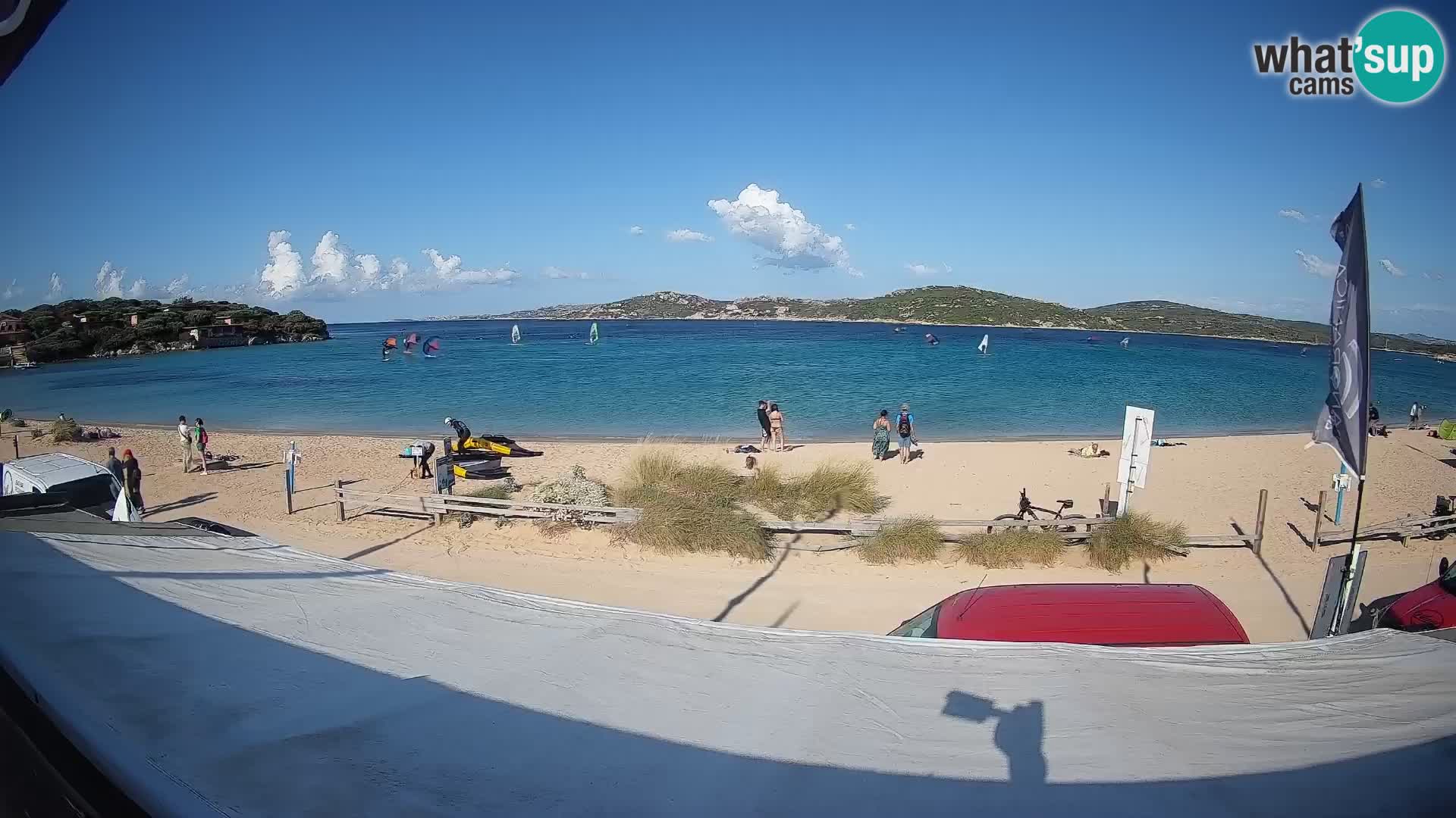 Porto Pollo Windsurfing i Kite surfanje web kamera uživo – Sardinija – Italija