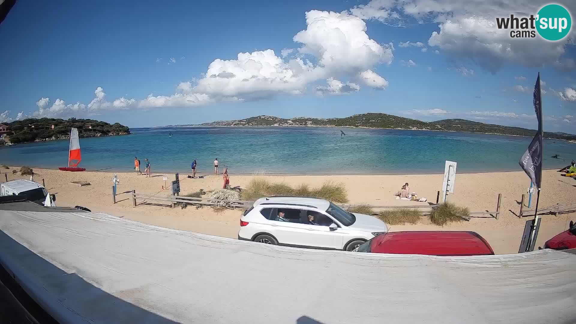 Porto Pollo Windsurfing and Kite surfing live webcam – Sardinia – Italy