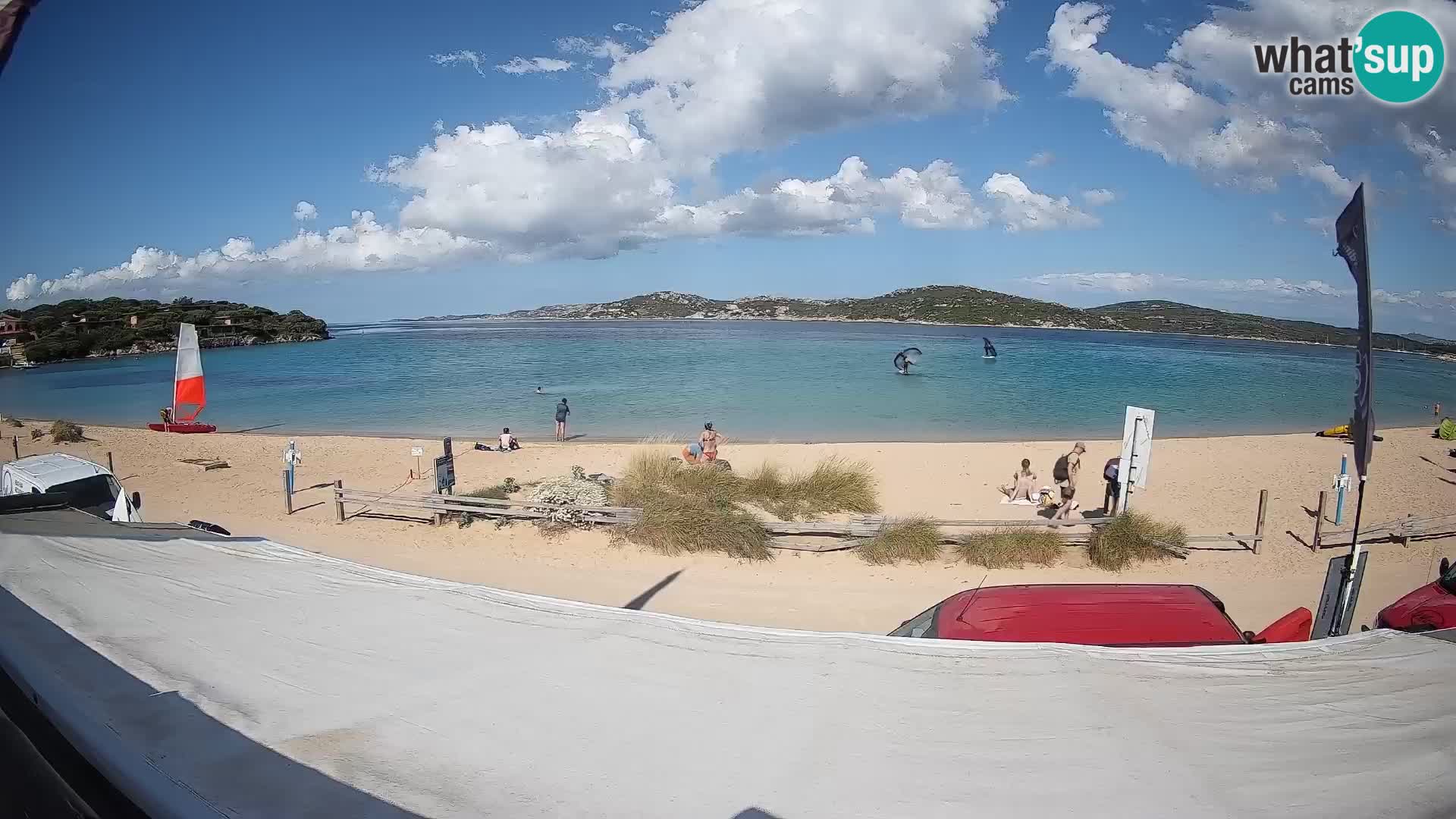 Porto Pollo Windsurfen und Kitesurfen Live-Webcam – Sardinien – Italien