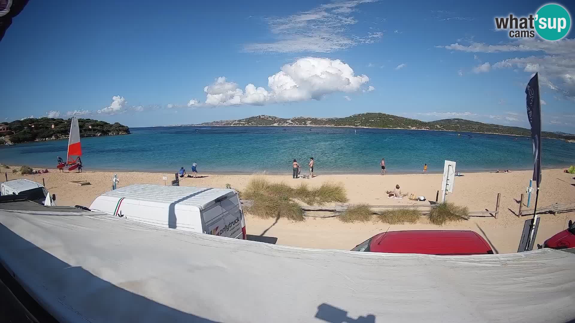 Porto Pollo Windsurfing and Kite surfing live webcam – Sardinia – Italy