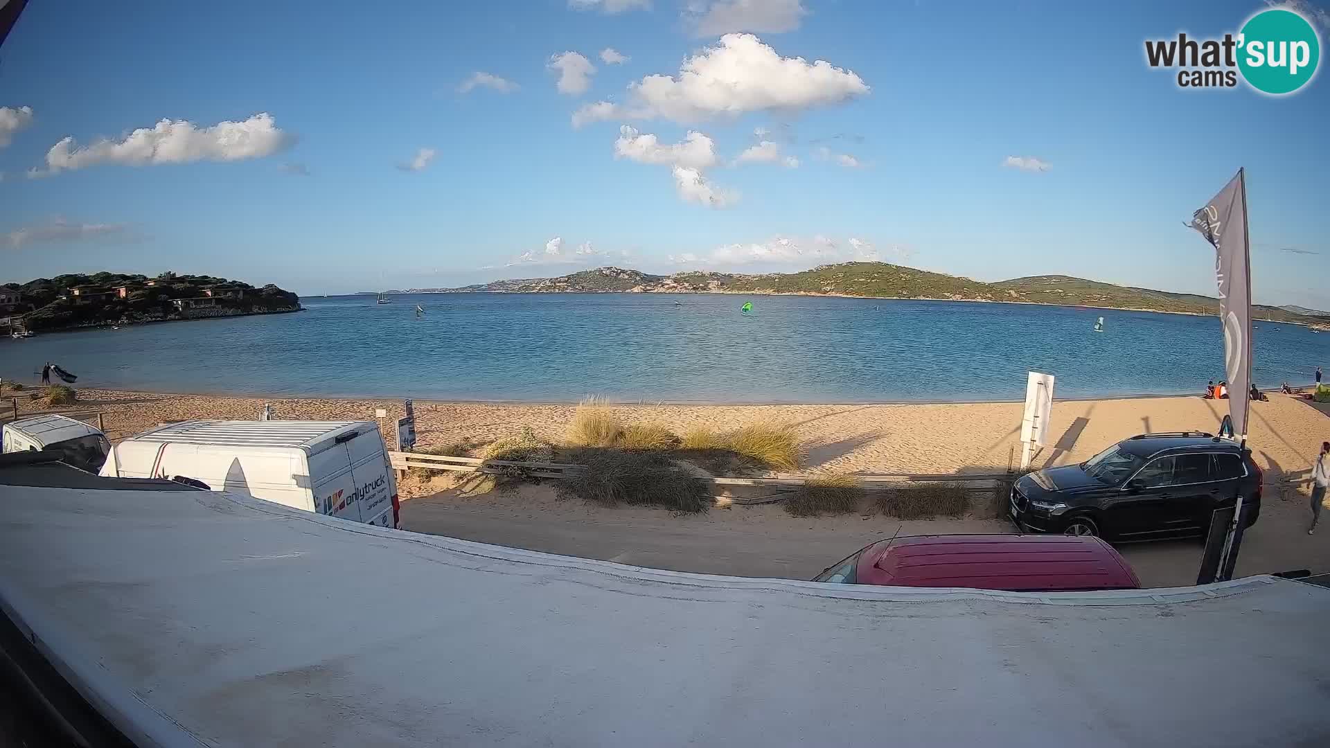 Porto Pollo Windsurfing and Kite surfing live webcam – Sardinia – Italy