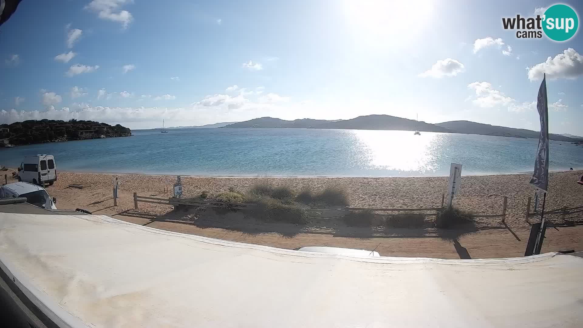 Porto Pollo Windsurfing i Kite surfanje web kamera uživo – Sardinija – Italija