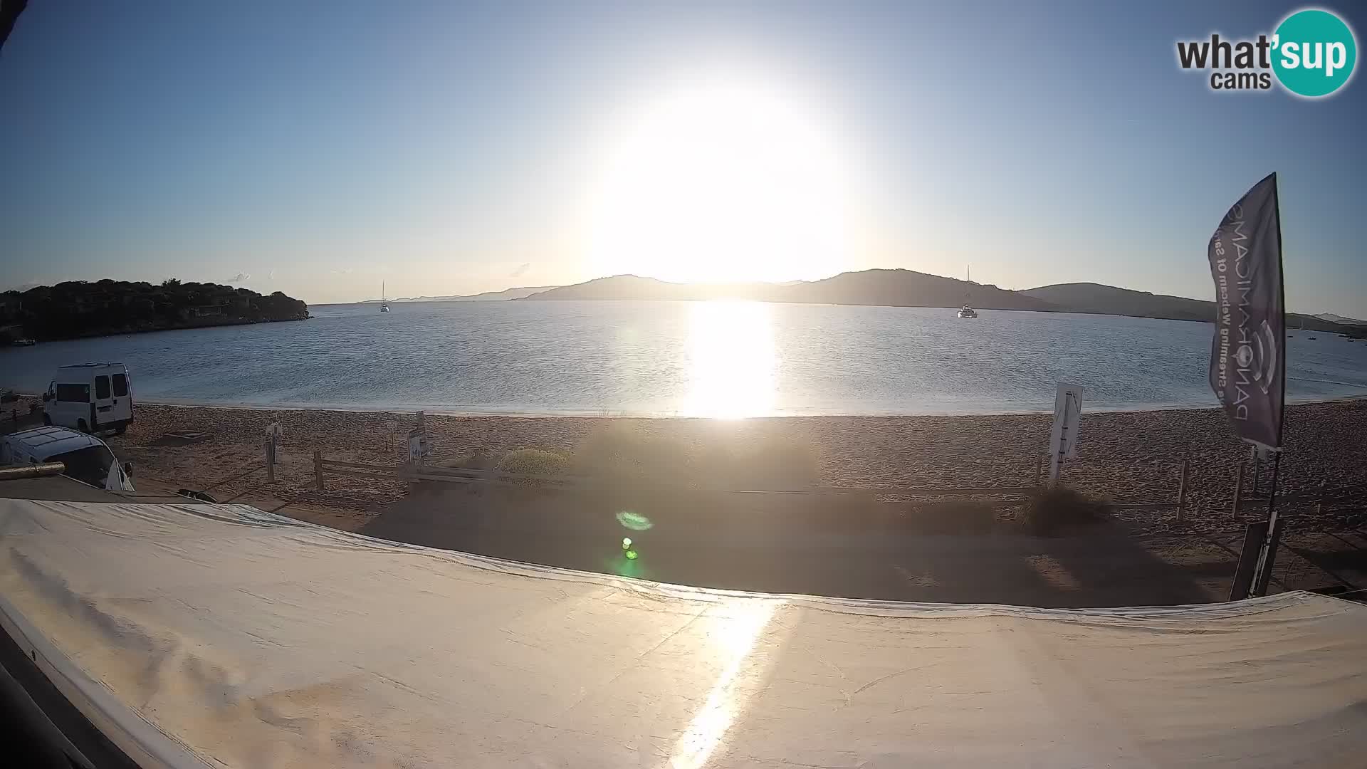 Porto Pollo Windsurfen und Kitesurfen Live-Webcam – Sardinien – Italien