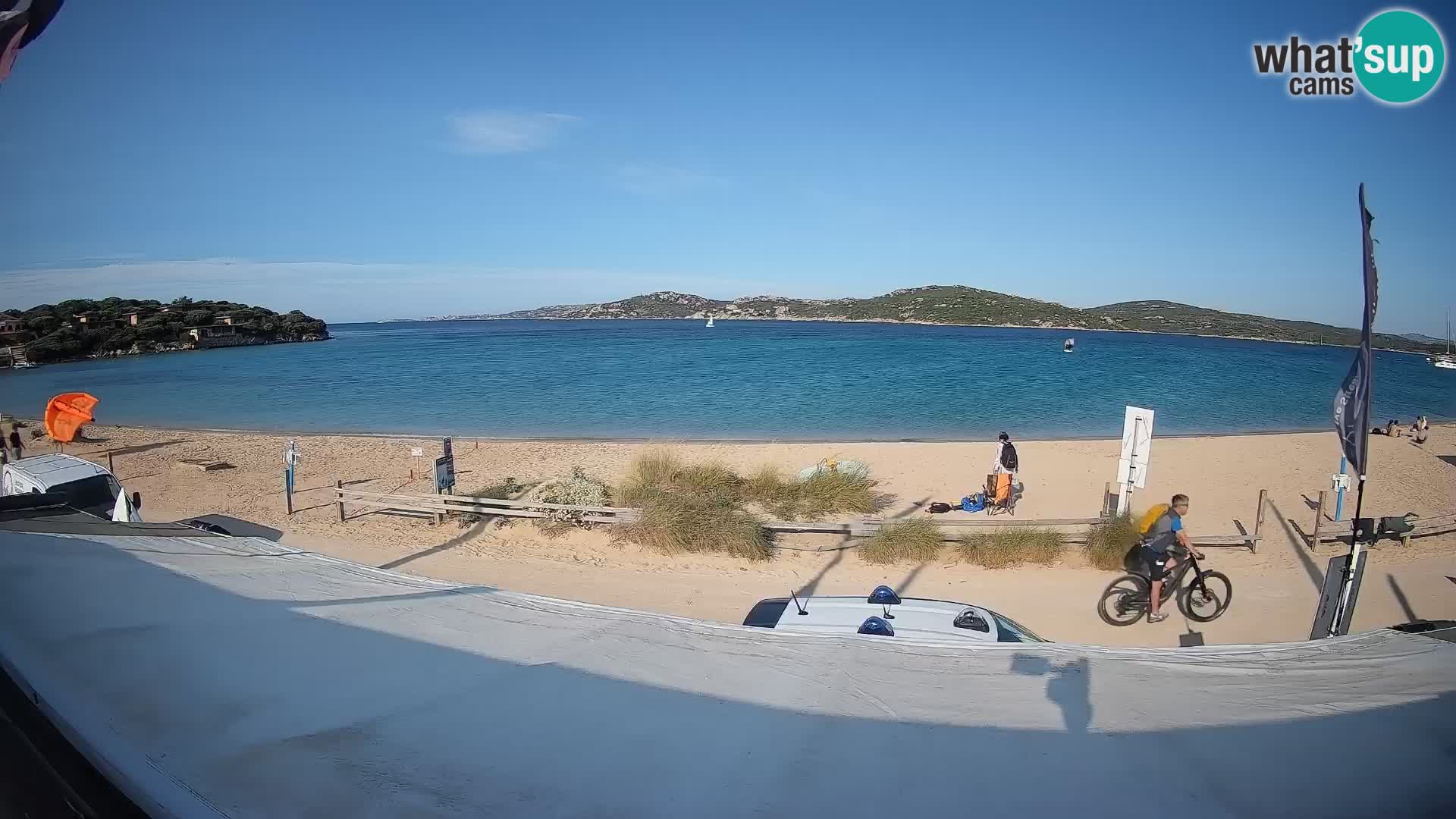 Porto Pollo Windsurfing and Kite surfing live webcam – Sardinia – Italy