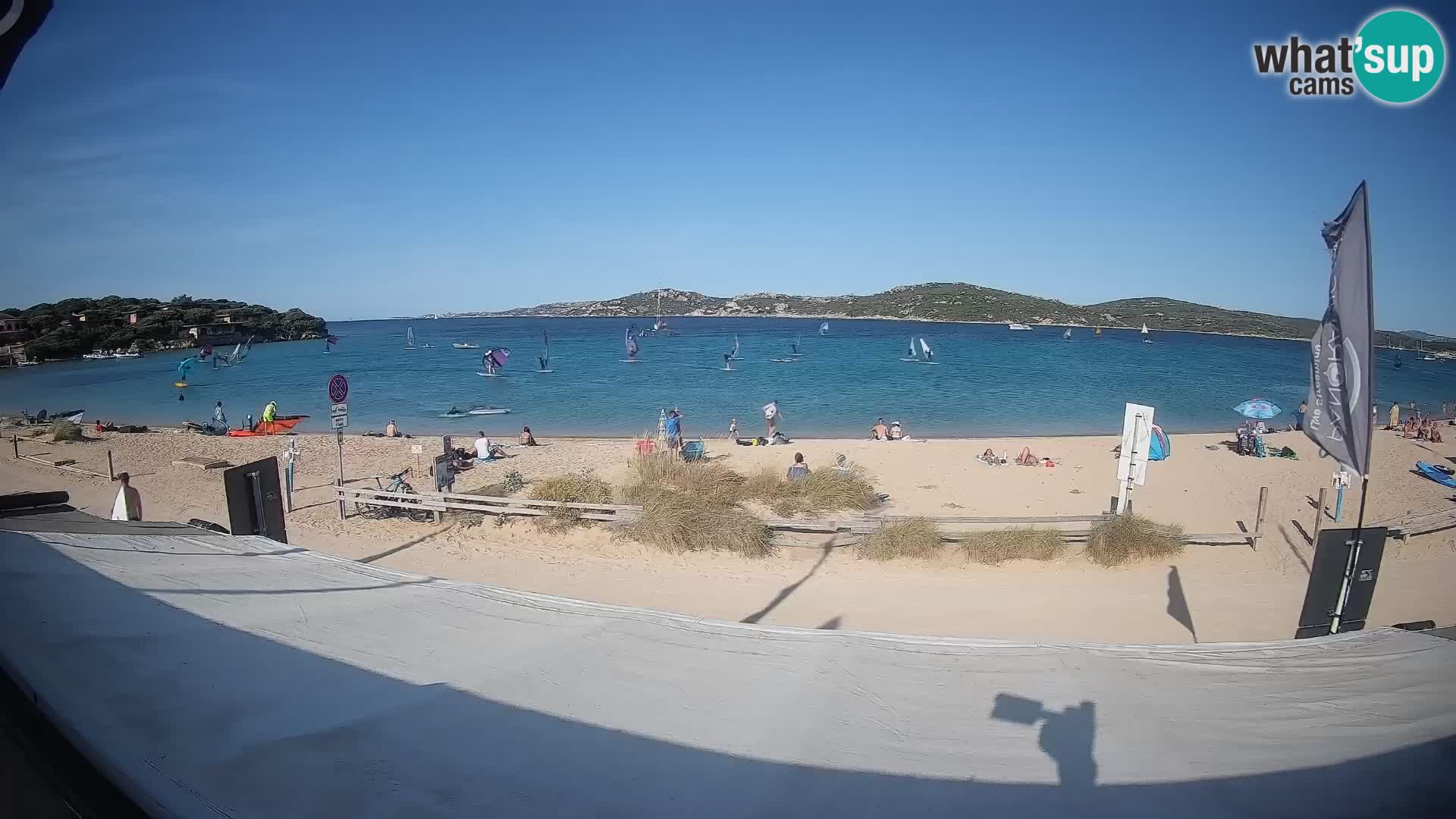 Porto Pollo Windsurfing and Kite surfing live webcam – Sardinia – Italy