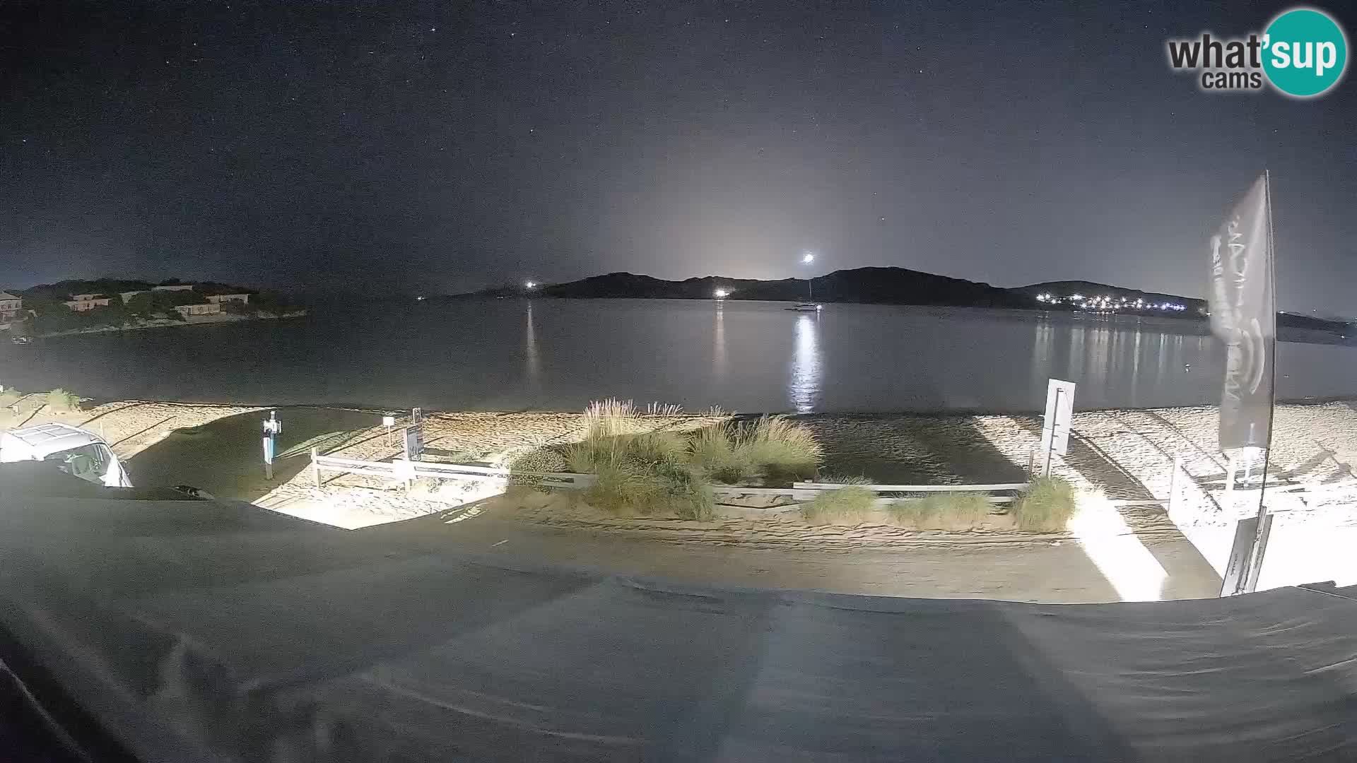 Webcam en direct de planche à voile et de kite surf à Porto Pollo – Sardaigne – Italie
