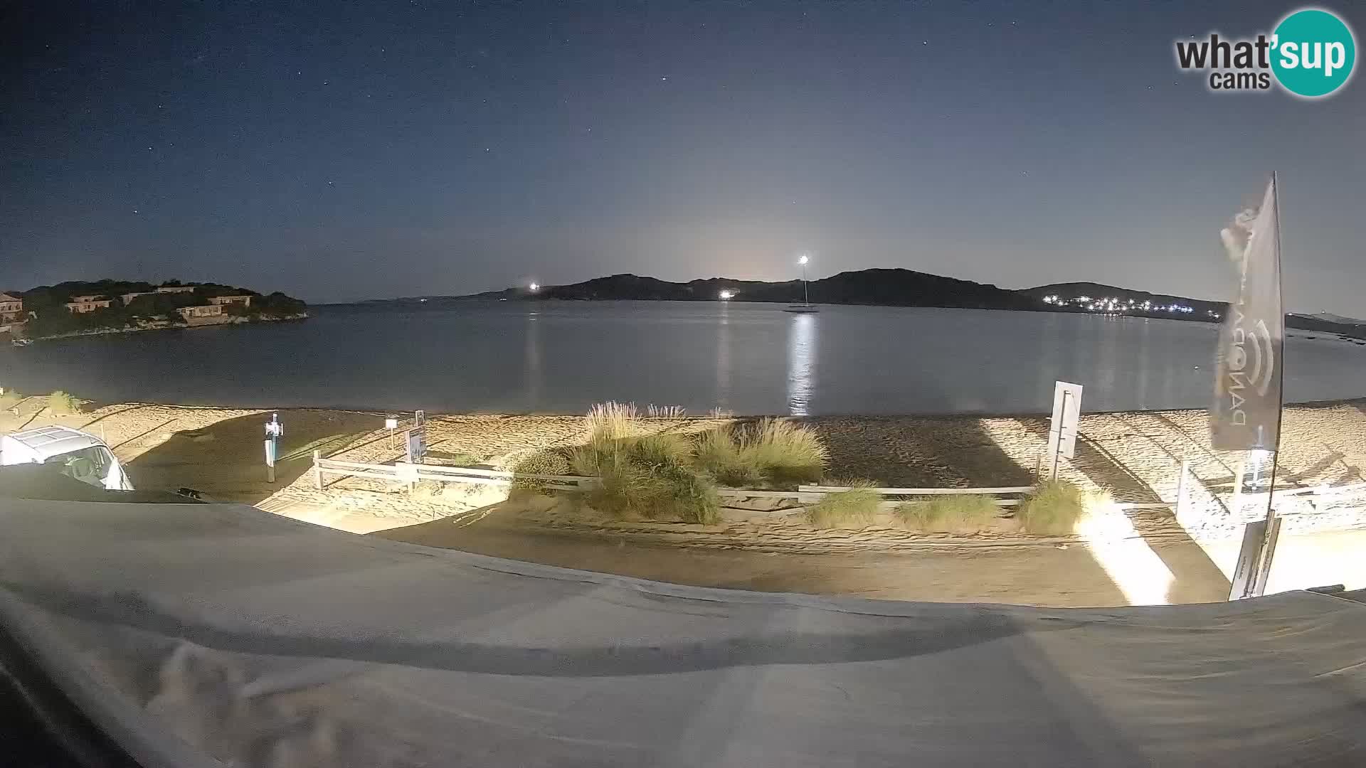 Webcam en direct de planche à voile et de kite surf à Porto Pollo – Sardaigne – Italie