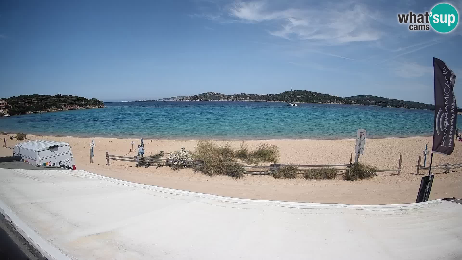 Porto Pollo Windsurfen und Kitesurfen Live-Webcam – Sardinien – Italien