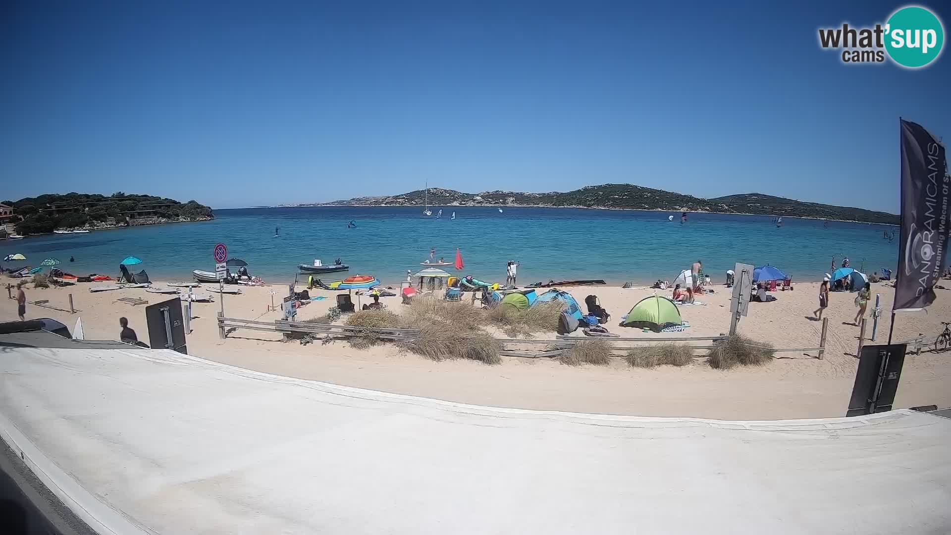 Porto Pollo Windsurfing and Kite surfing live webcam – Sardinia – Italy