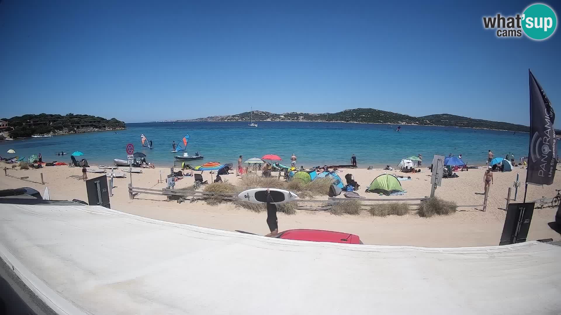 Porto Pollo Windsurfing and Kite surfing live webcam – Sardinia – Italy