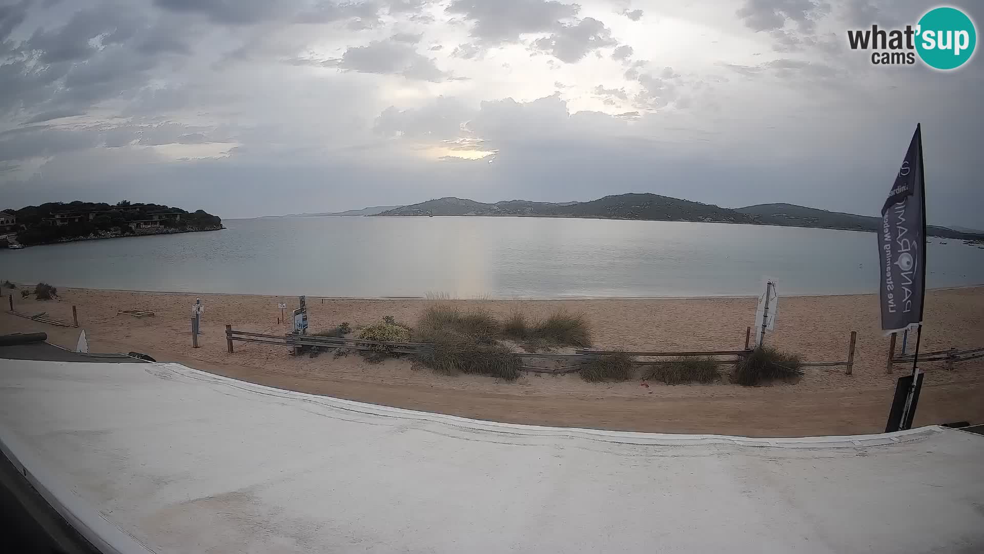 Webcam en direct de planche à voile et de kite surf à Porto Pollo – Sardaigne – Italie