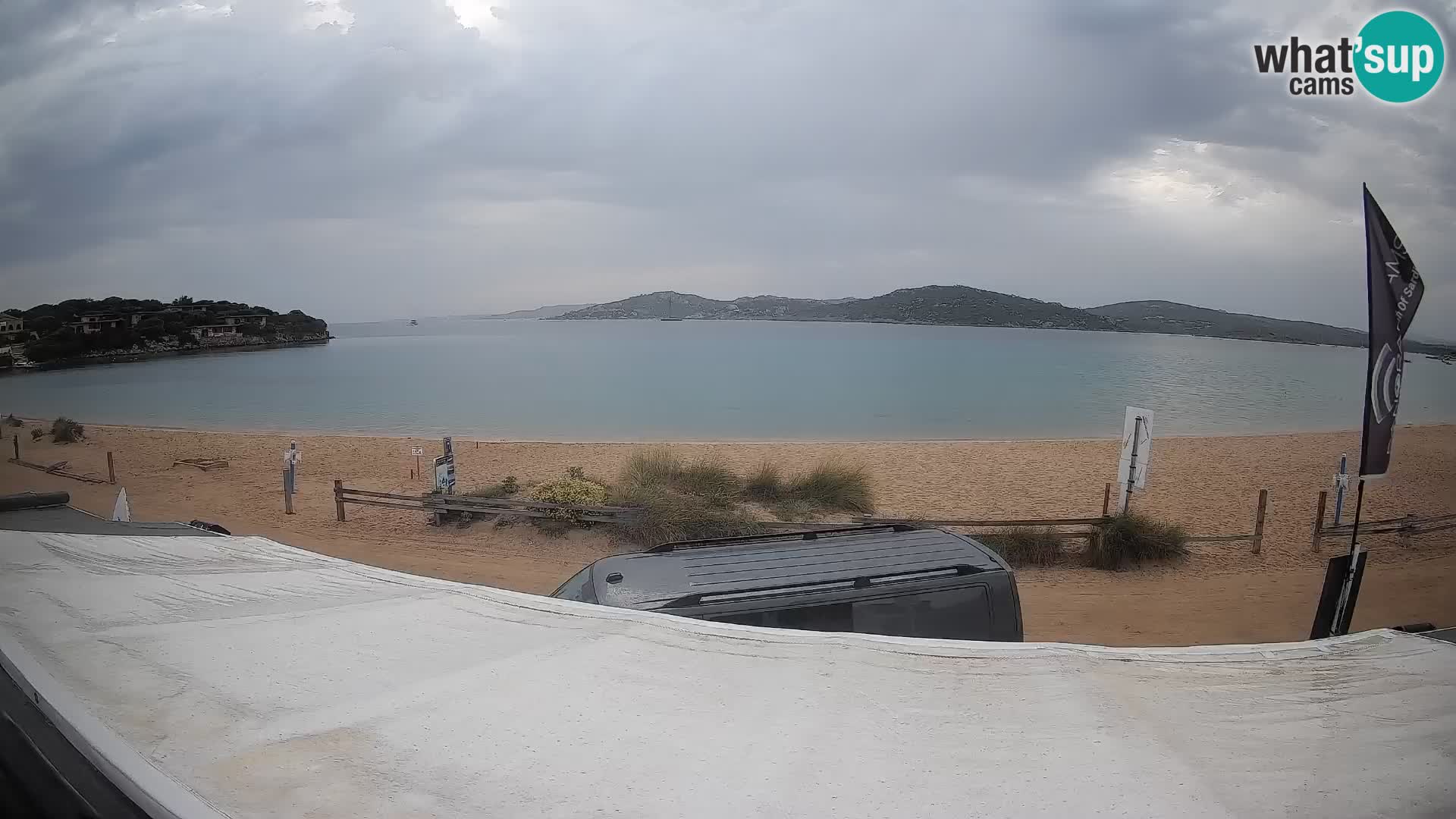 Porto Pollo Windsurfing and Kite surfing live webcam – Sardinia – Italy