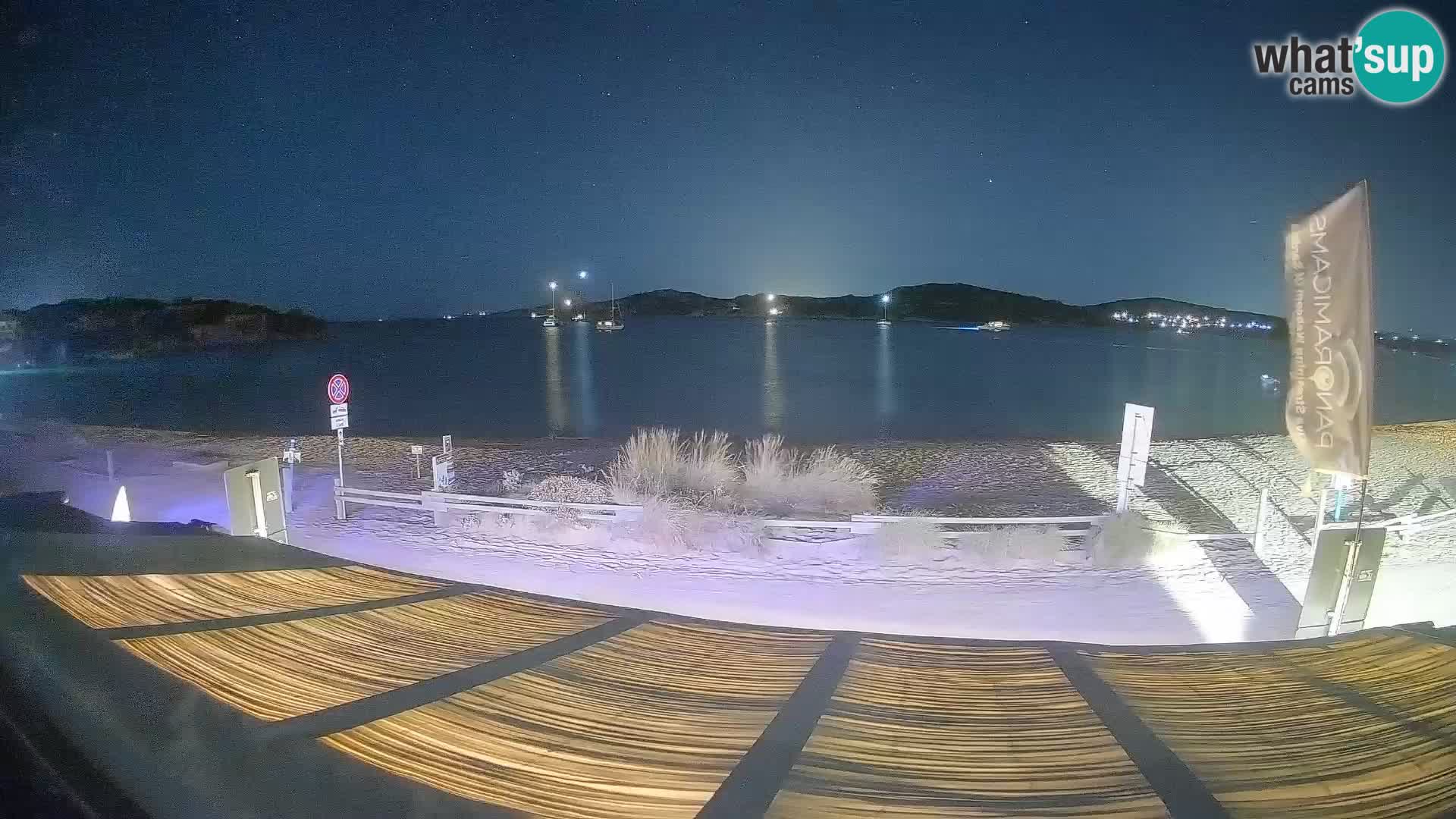 Spletna kamera v živo za jadranje na deski in kajtanje Porto Pollo – Sardinija – Italija