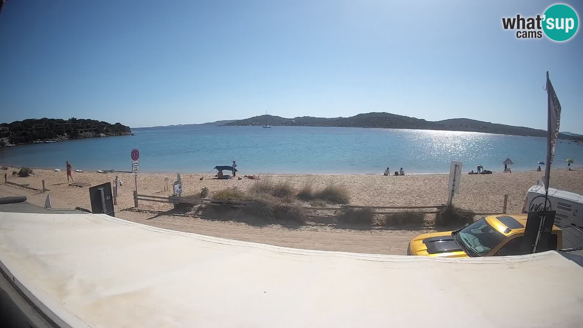 Porto Pollo Windsurfing and Kite surfing live webcam – Sardinia – Italy