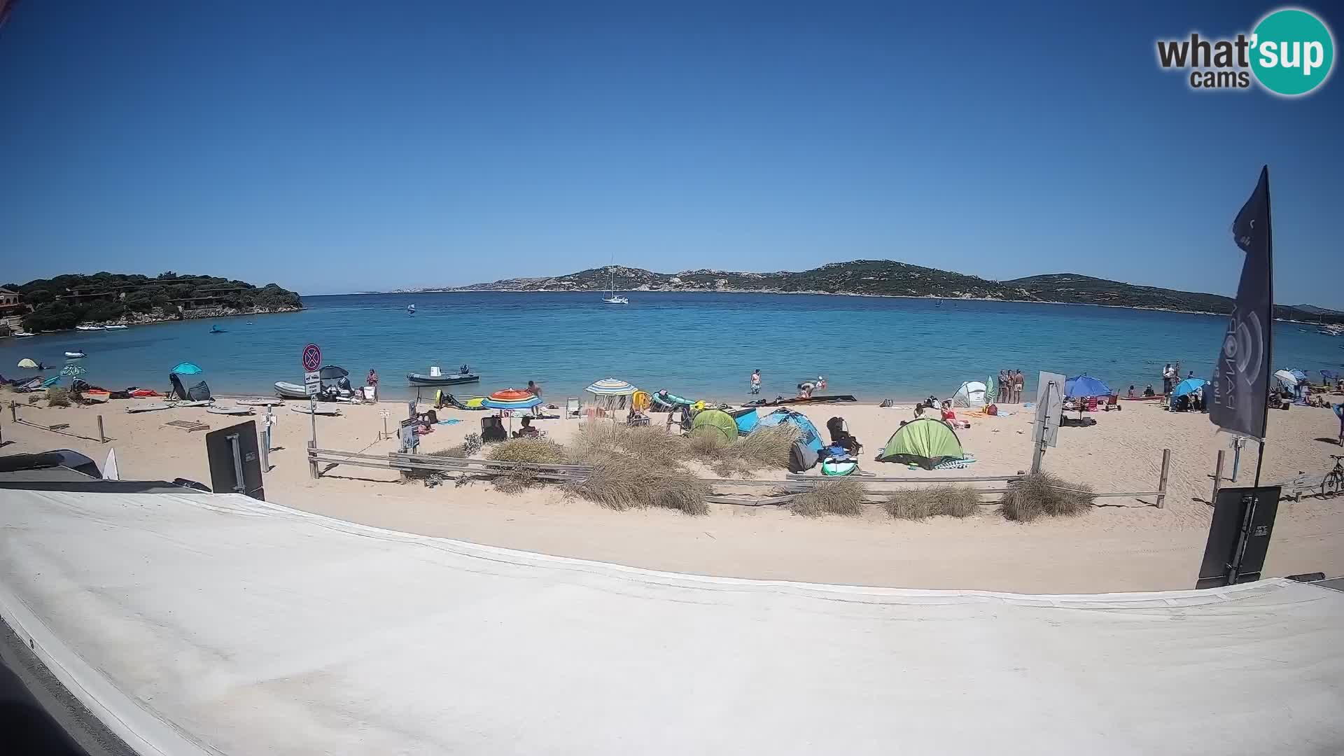 Porto Pollo Windsurfing and Kite surfing live webcam – Sardinia – Italy