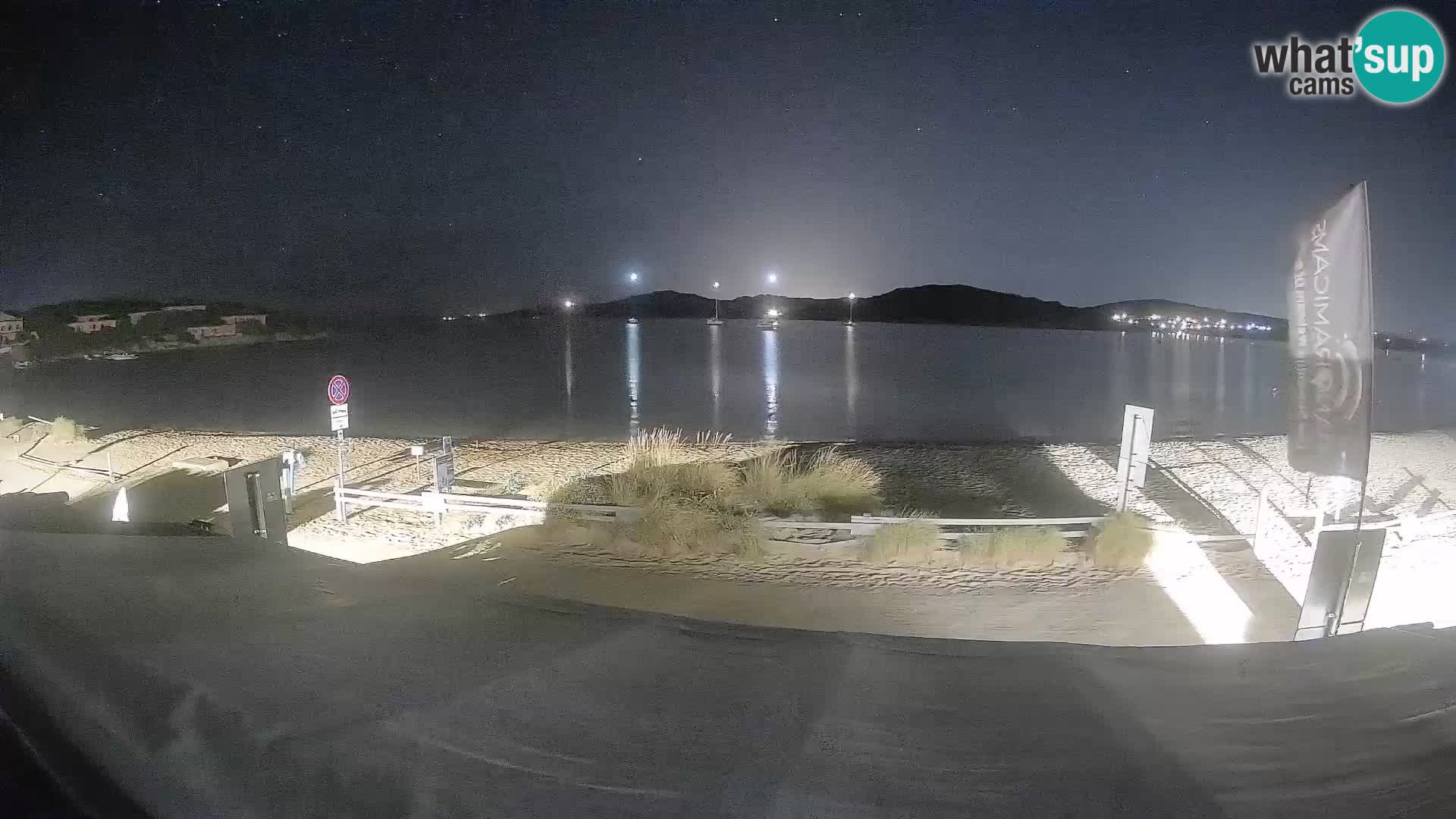 Webcam en direct de planche à voile et de kite surf à Porto Pollo – Sardaigne – Italie