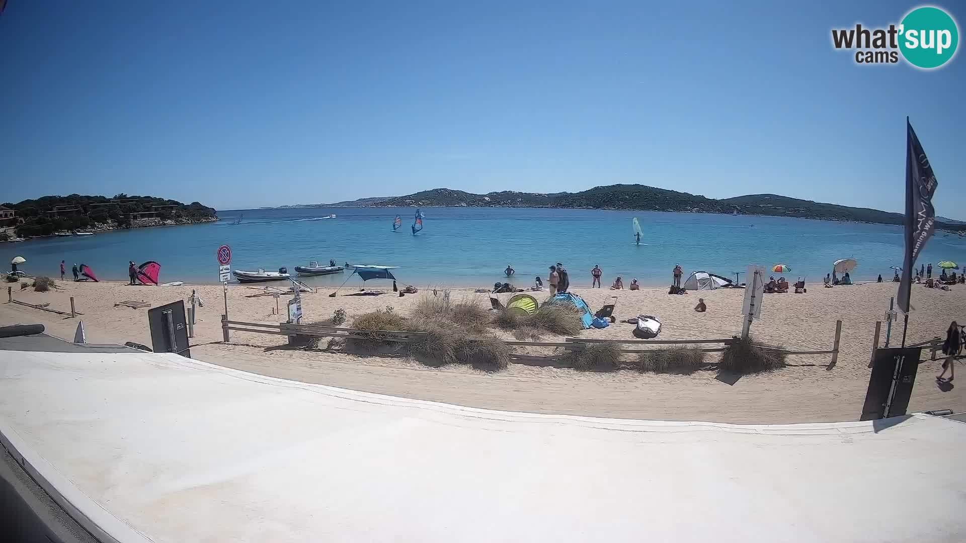 Porto Pollo Windsurfing and Kite surfing live webcam – Sardinia – Italy
