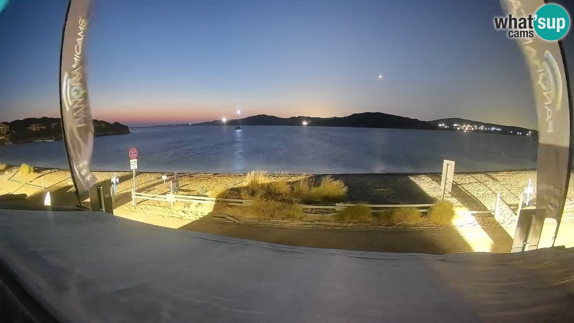 Porto Pollo Windsurfing and Kite surfing live webcam – Sardinia – Italy
