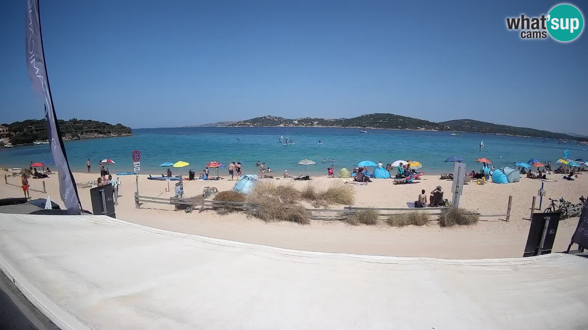 Porto Pollo Windsurfing and Kite surfing live webcam – Sardinia – Italy