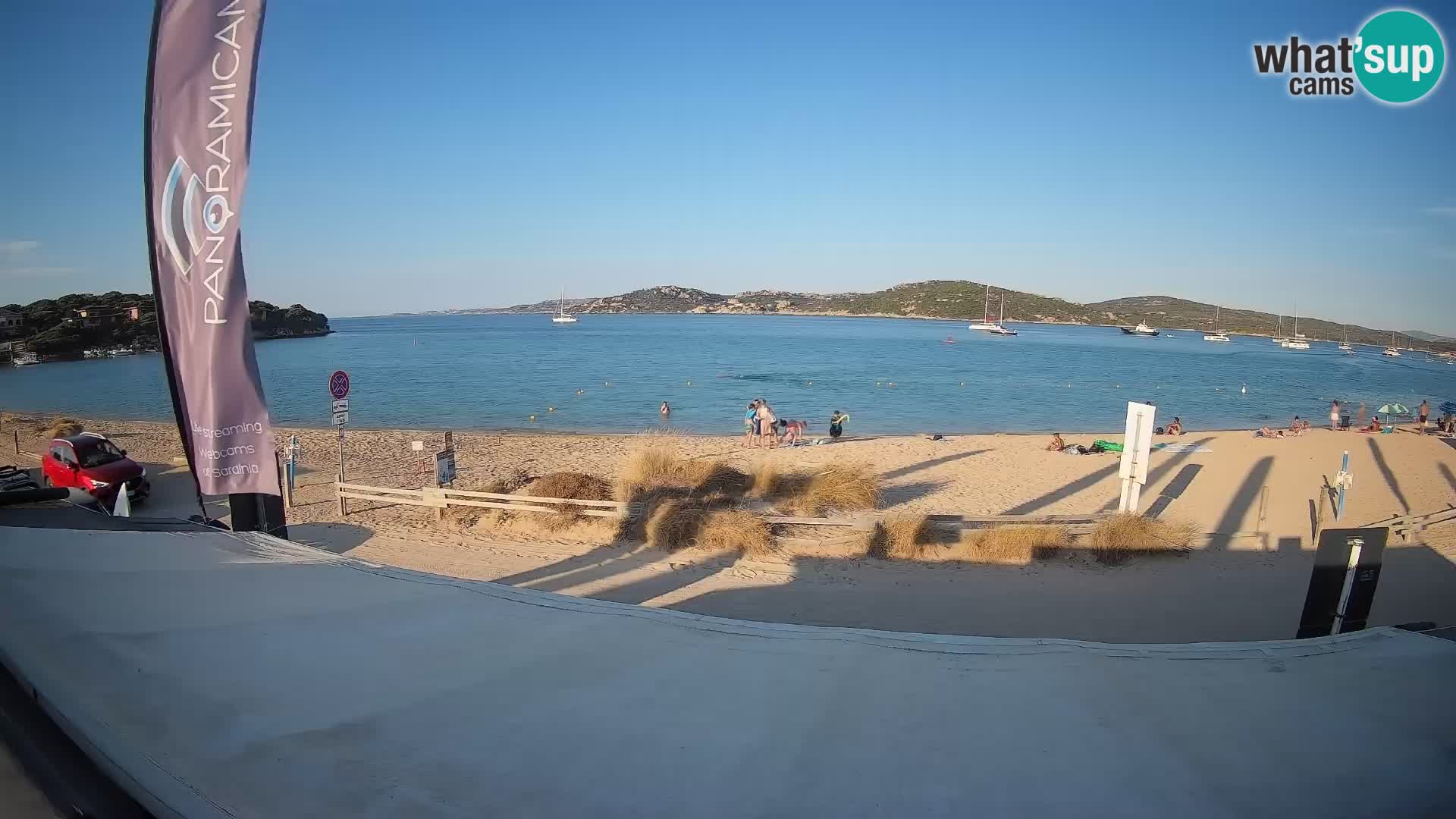 Porto Pollo Windsurfen und Kitesurfen Live-Webcam – Sardinien – Italien