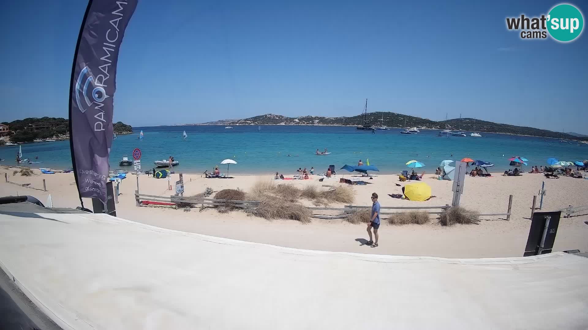 Porto Pollo Windsurfing and Kite surfing live webcam – Sardinia – Italy