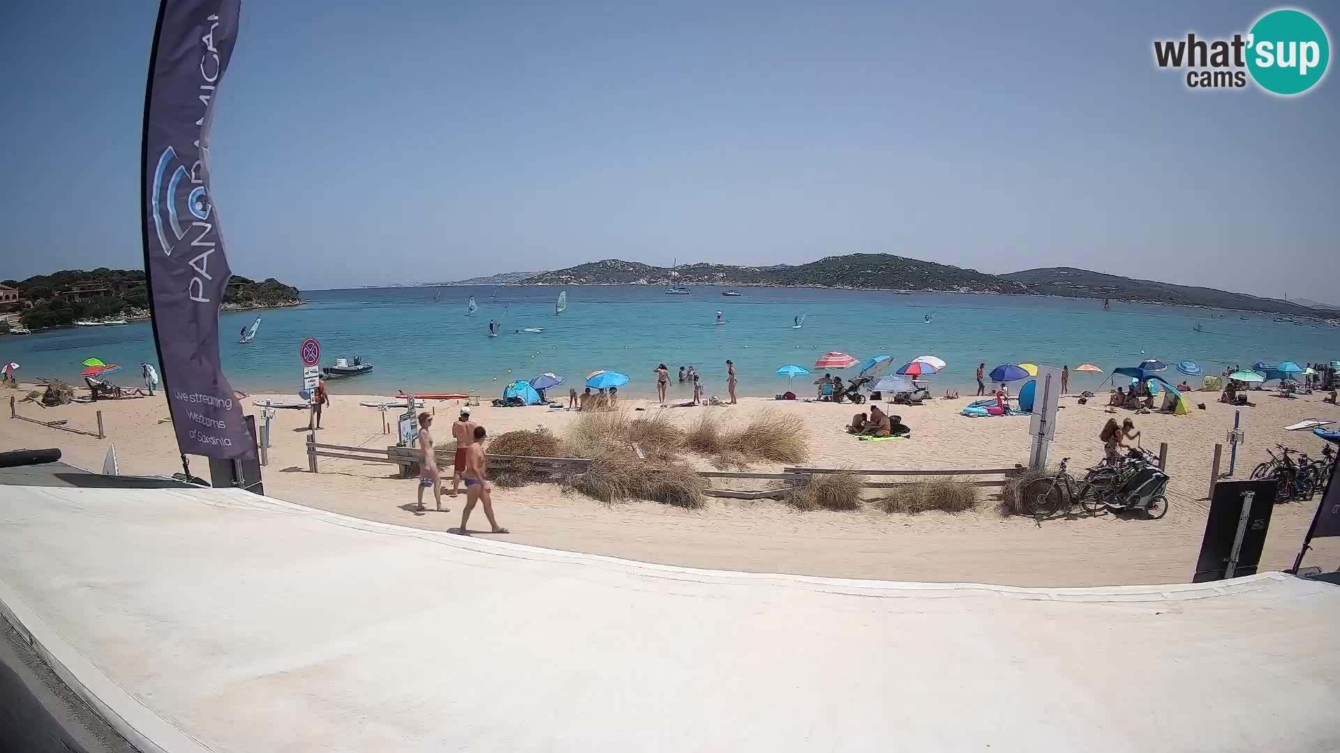 Porto Pollo Windsurfing and Kite surfing live webcam – Sardinia – Italy