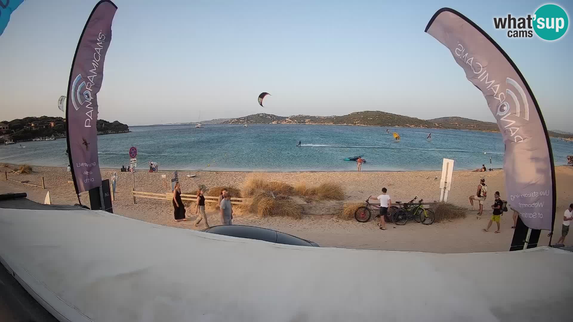 Porto Pollo Windsurfing and Kite surfing live webcam – Sardinia – Italy