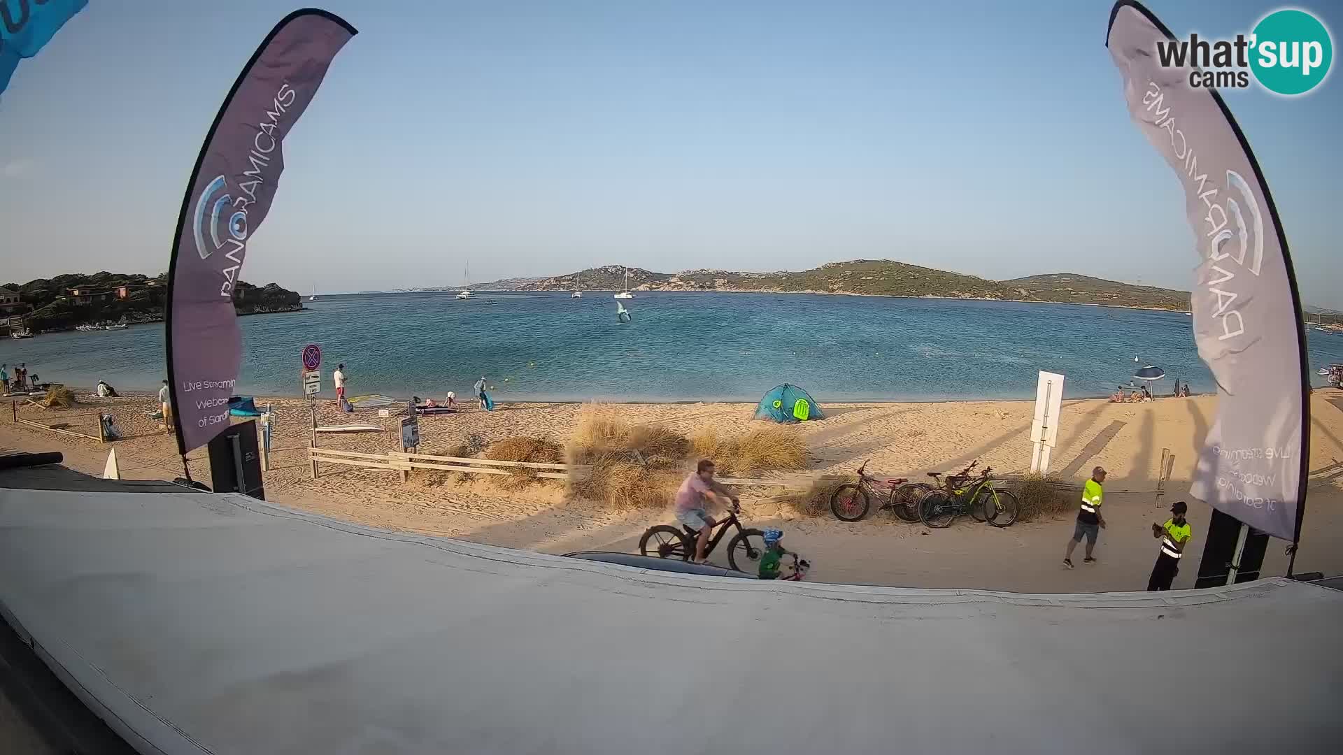 Porto Pollo Windsurfing and Kite surfing live webcam – Sardinia – Italy